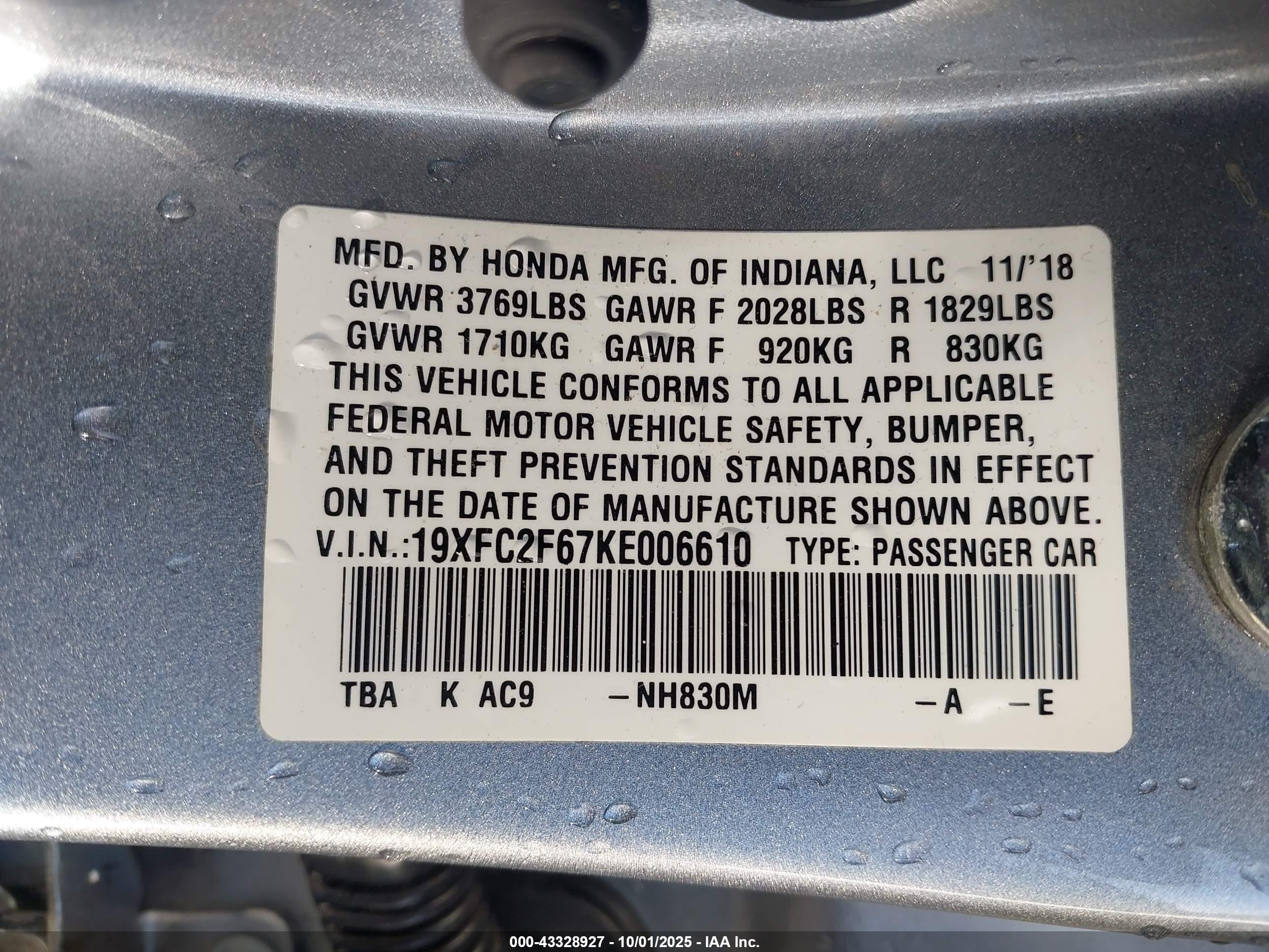 HONDA CIVIC image 9