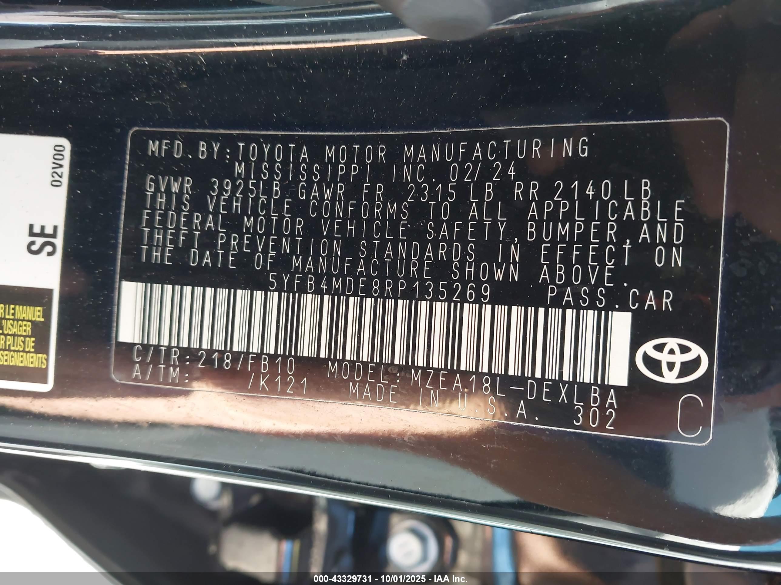 TOYOTA COROLLA image 9