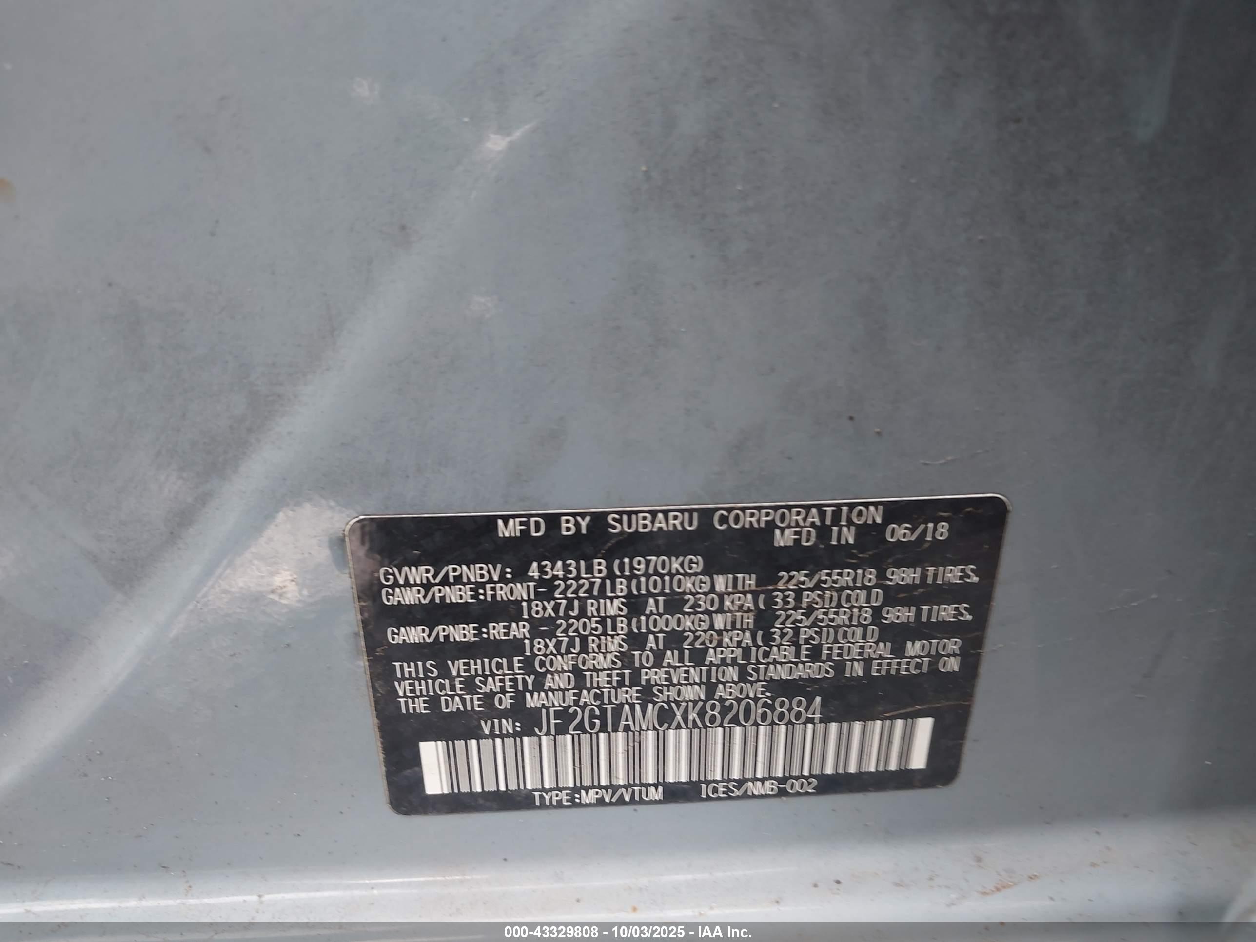 SUBARU CROSSTREK image 9