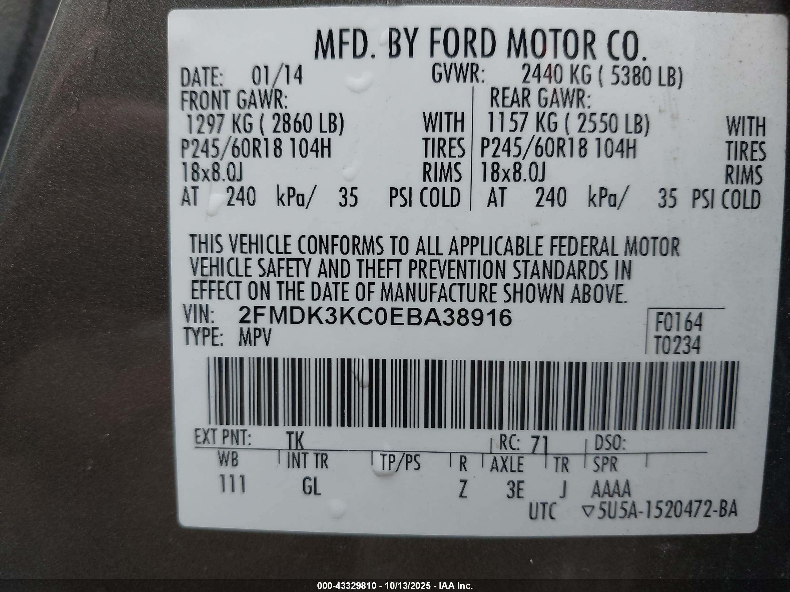 FORD EDGE image 9