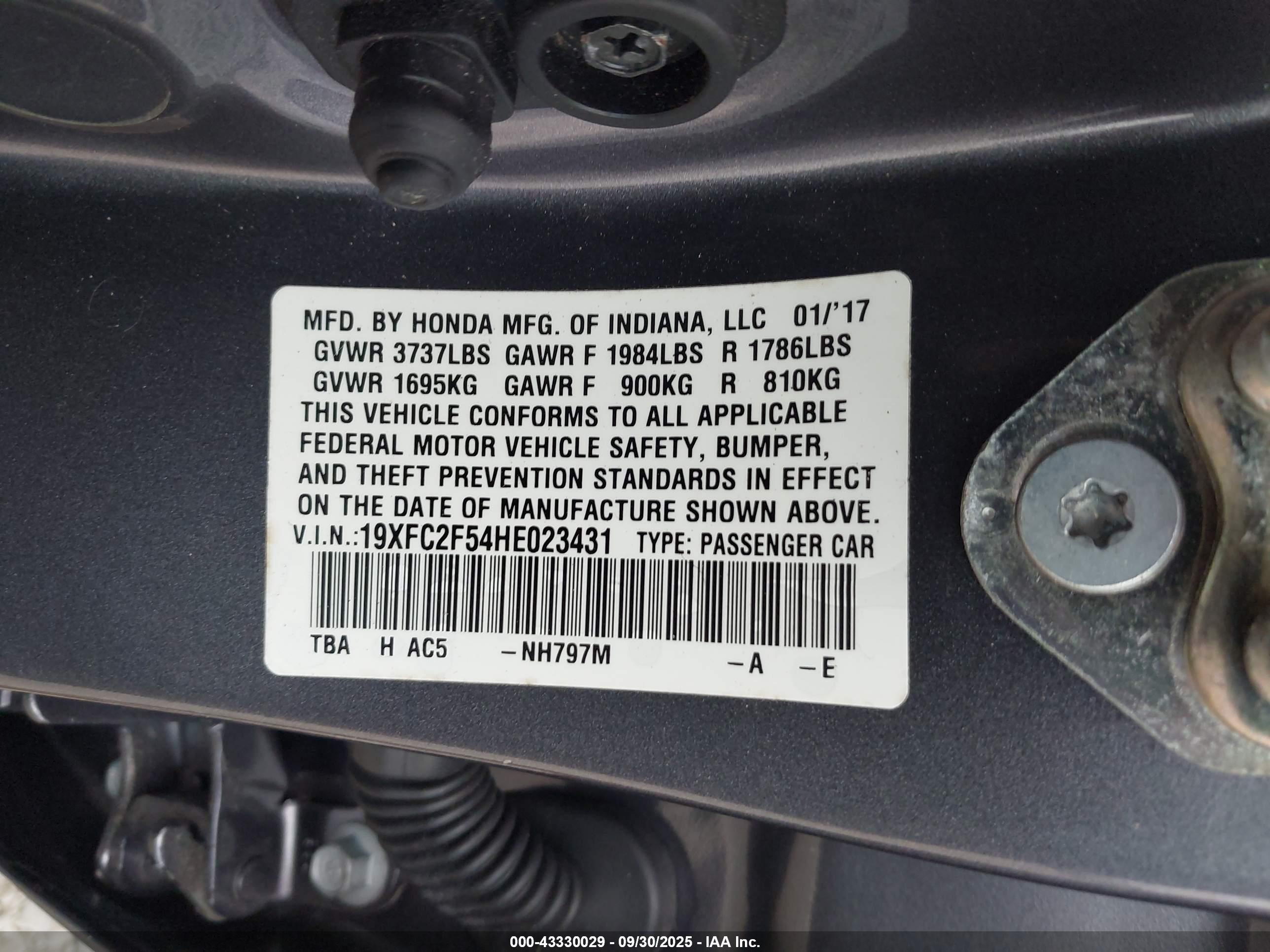 HONDA CIVIC image 9