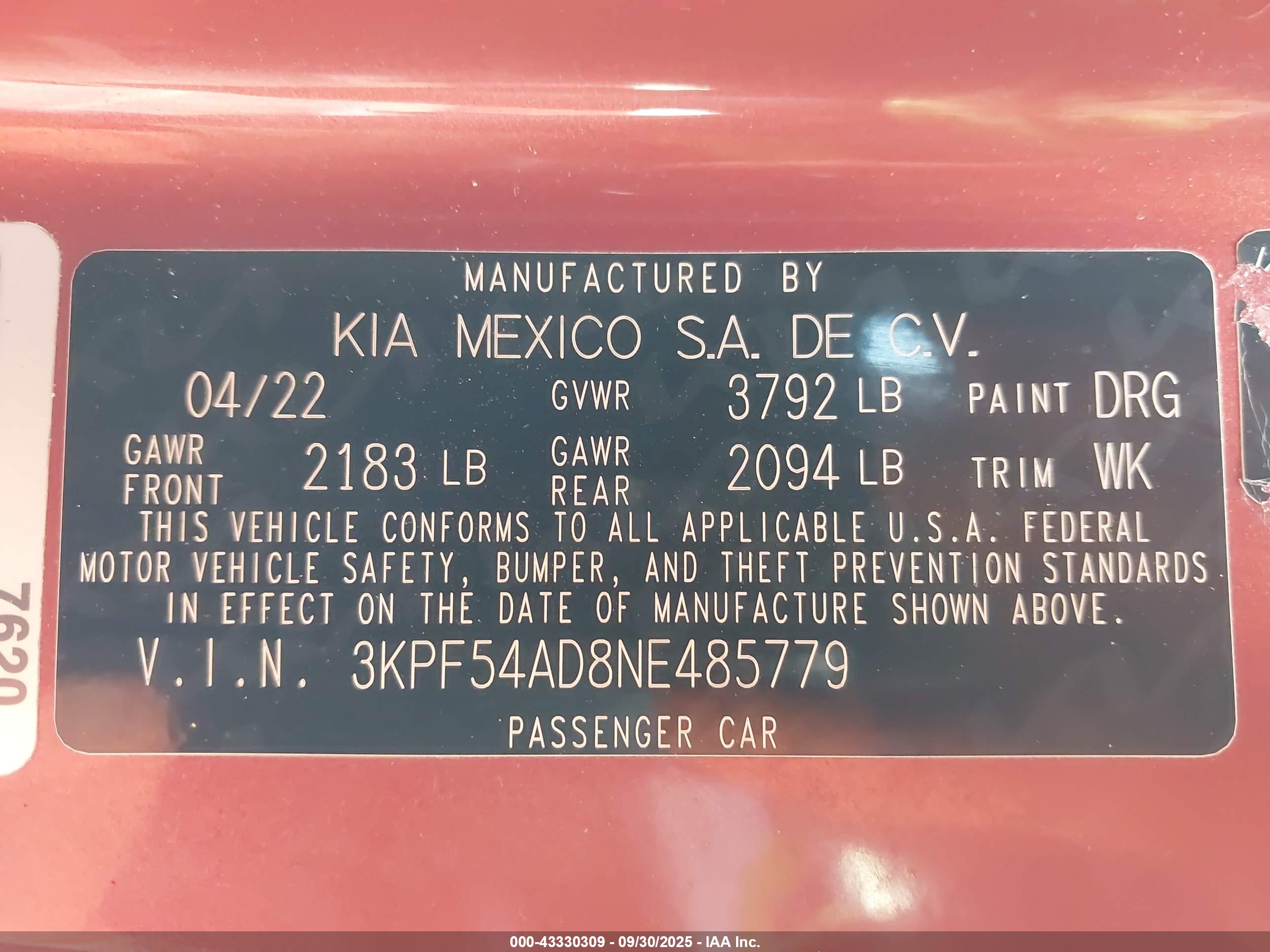 KIA FORTE image 9