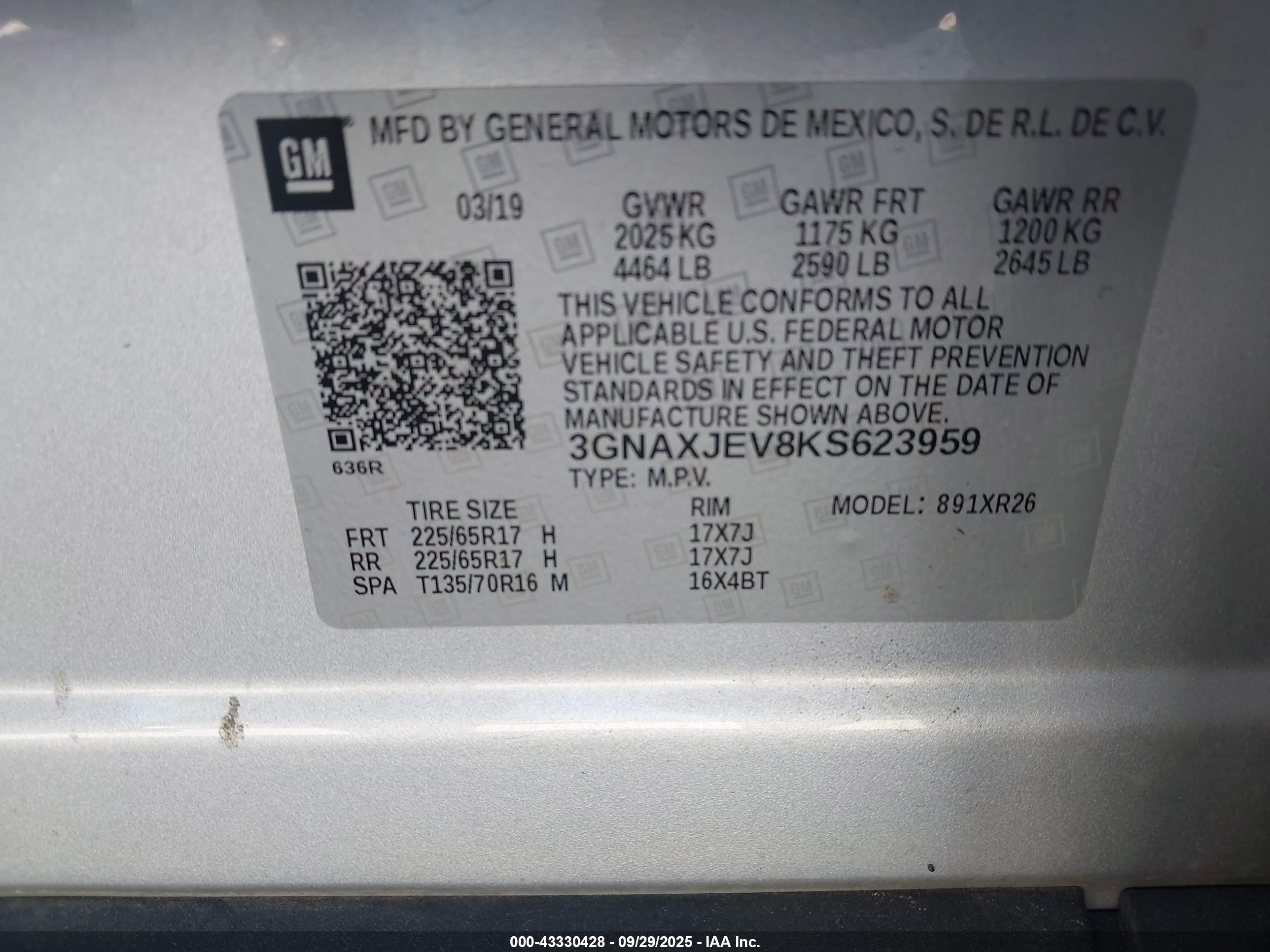 CHEVROLET EQUINOX image 9