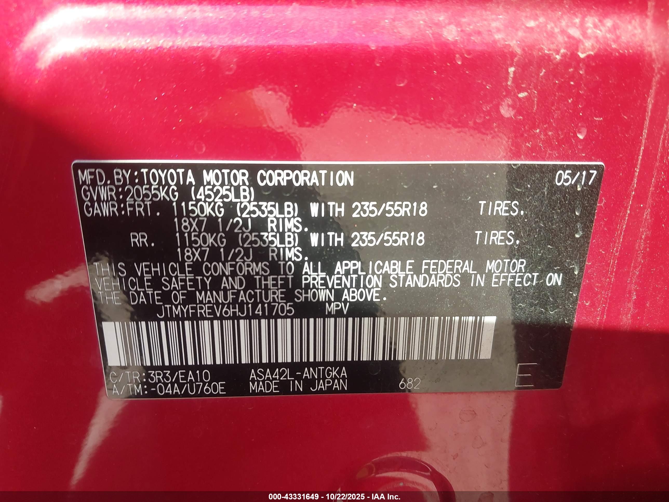 TOYOTA RAV4 image 9
