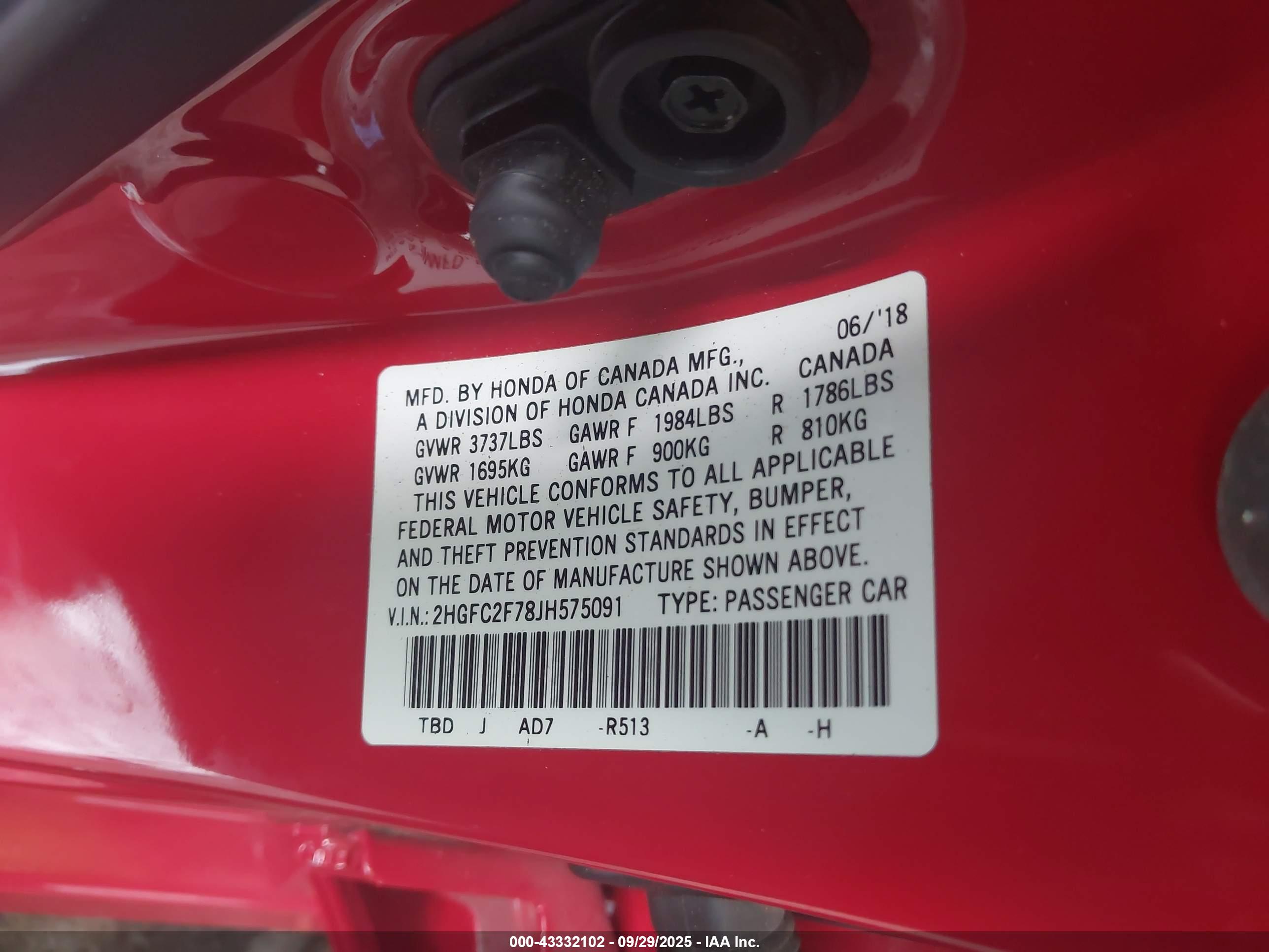 HONDA CIVIC image 9