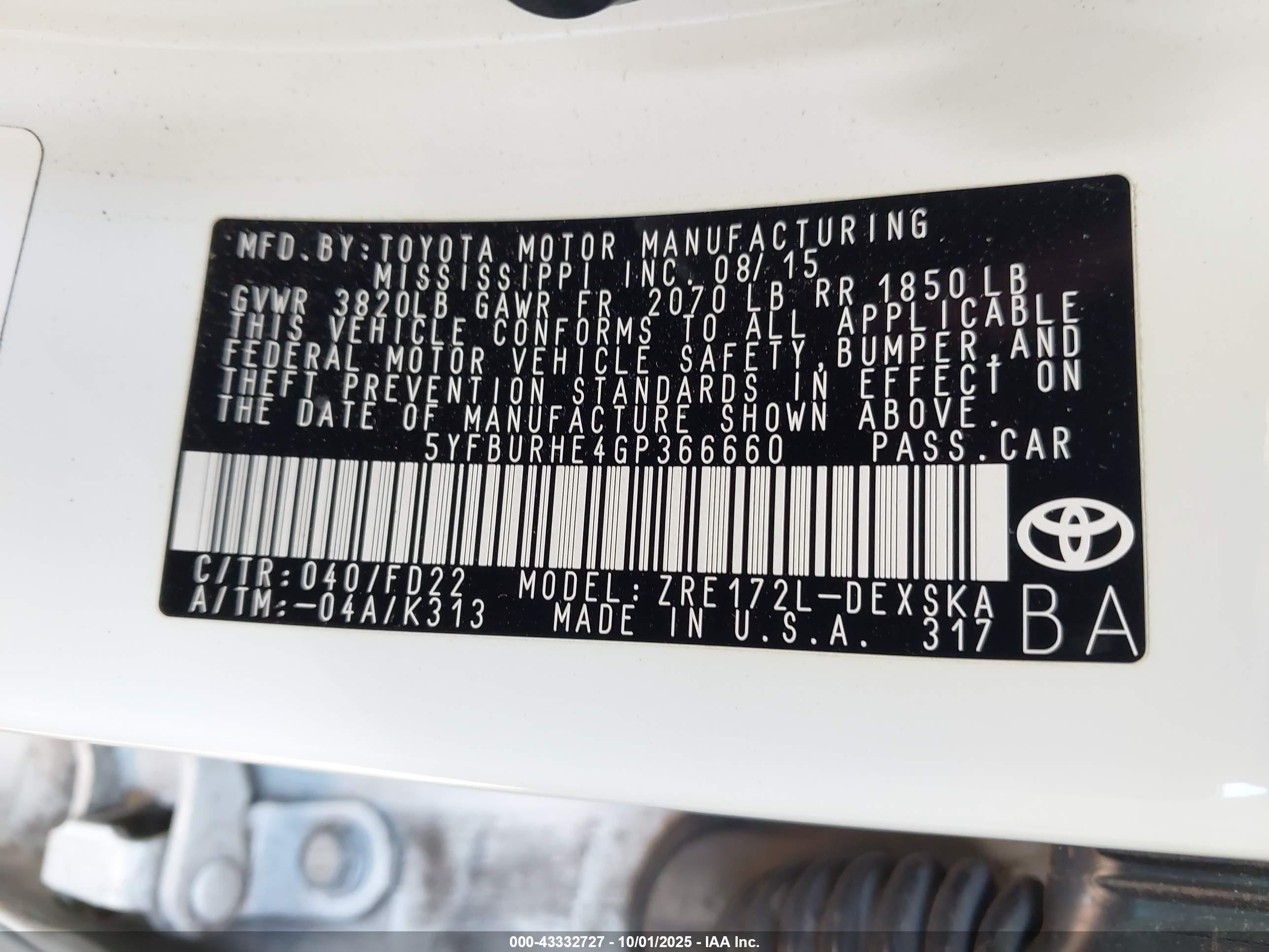 TOYOTA COROLLA image 9