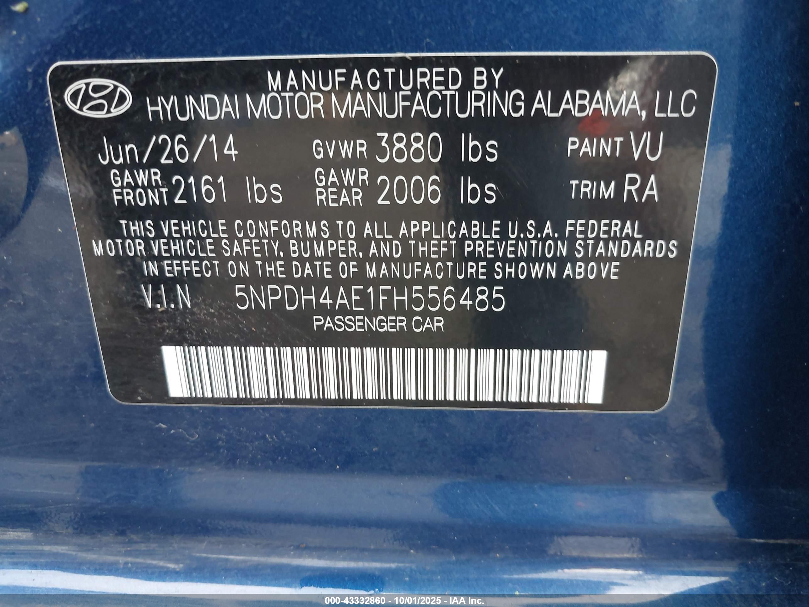 HYUNDAI ELANTRA image 9