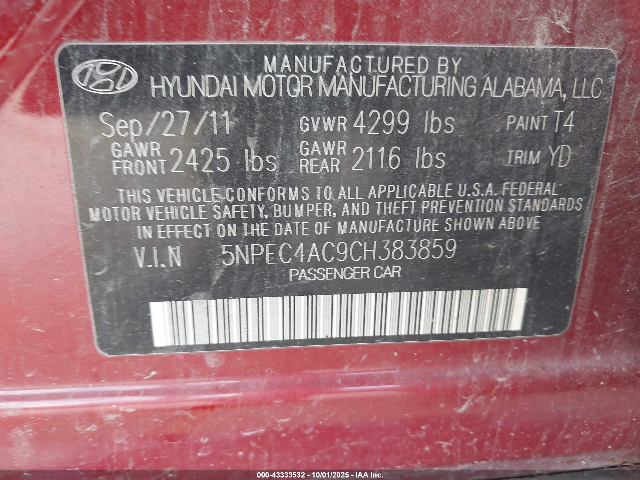 HYUNDAI SONATA image 9