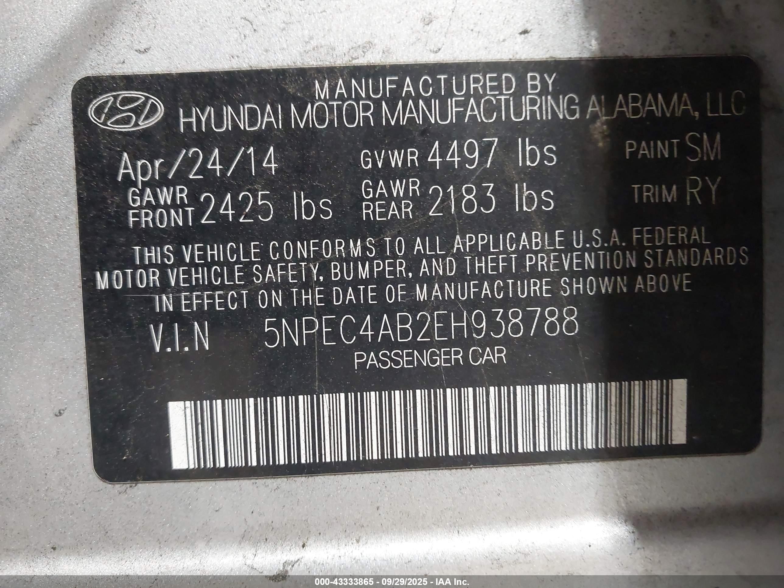 HYUNDAI SONATA image 9