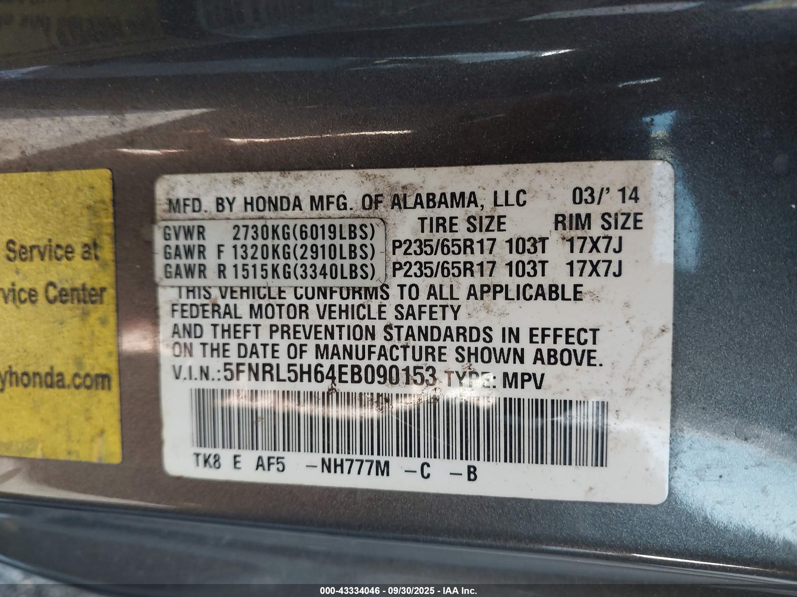 HONDA ODYSSEY image 9