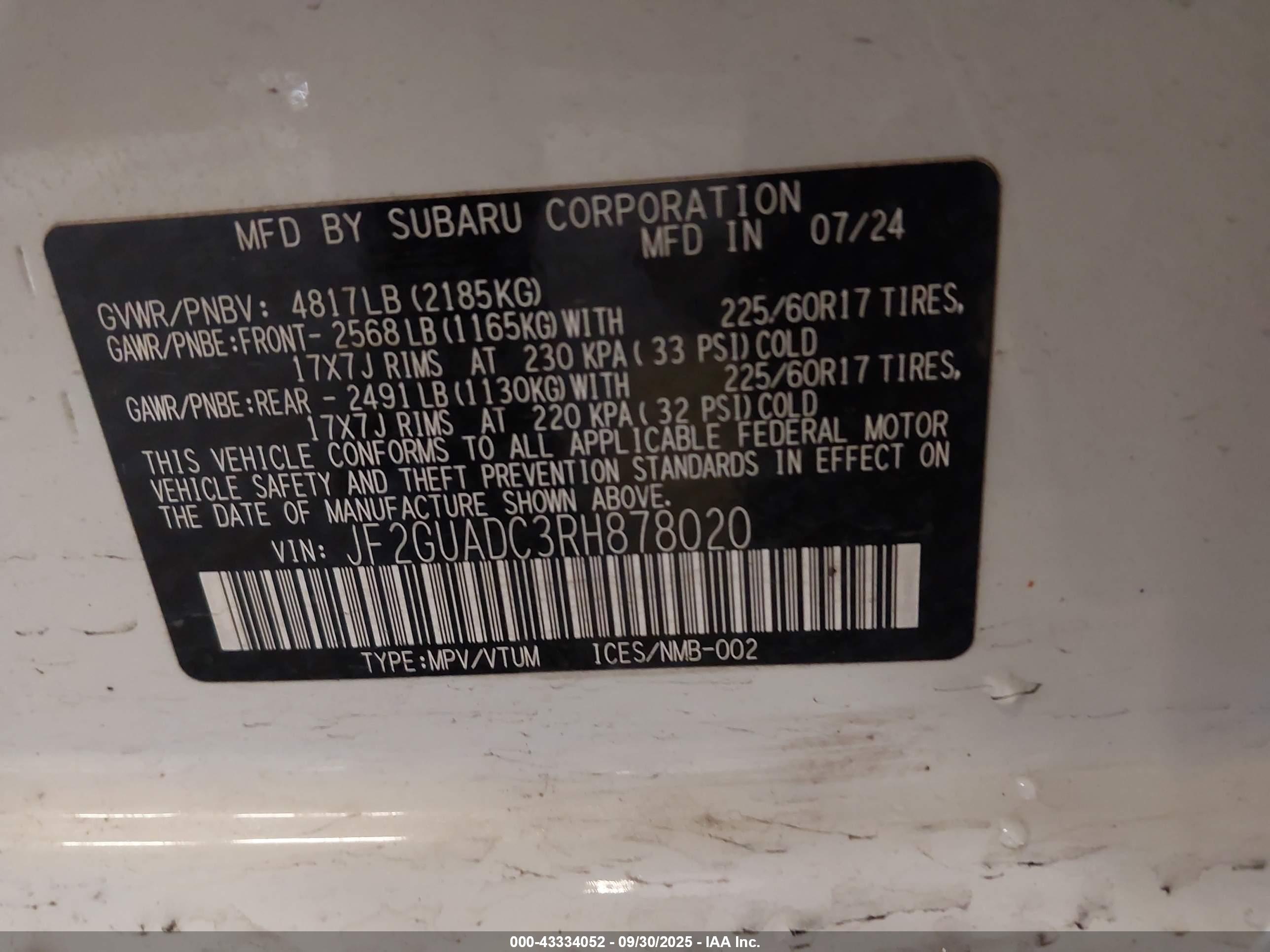 SUBARU CROSSTREK image 9