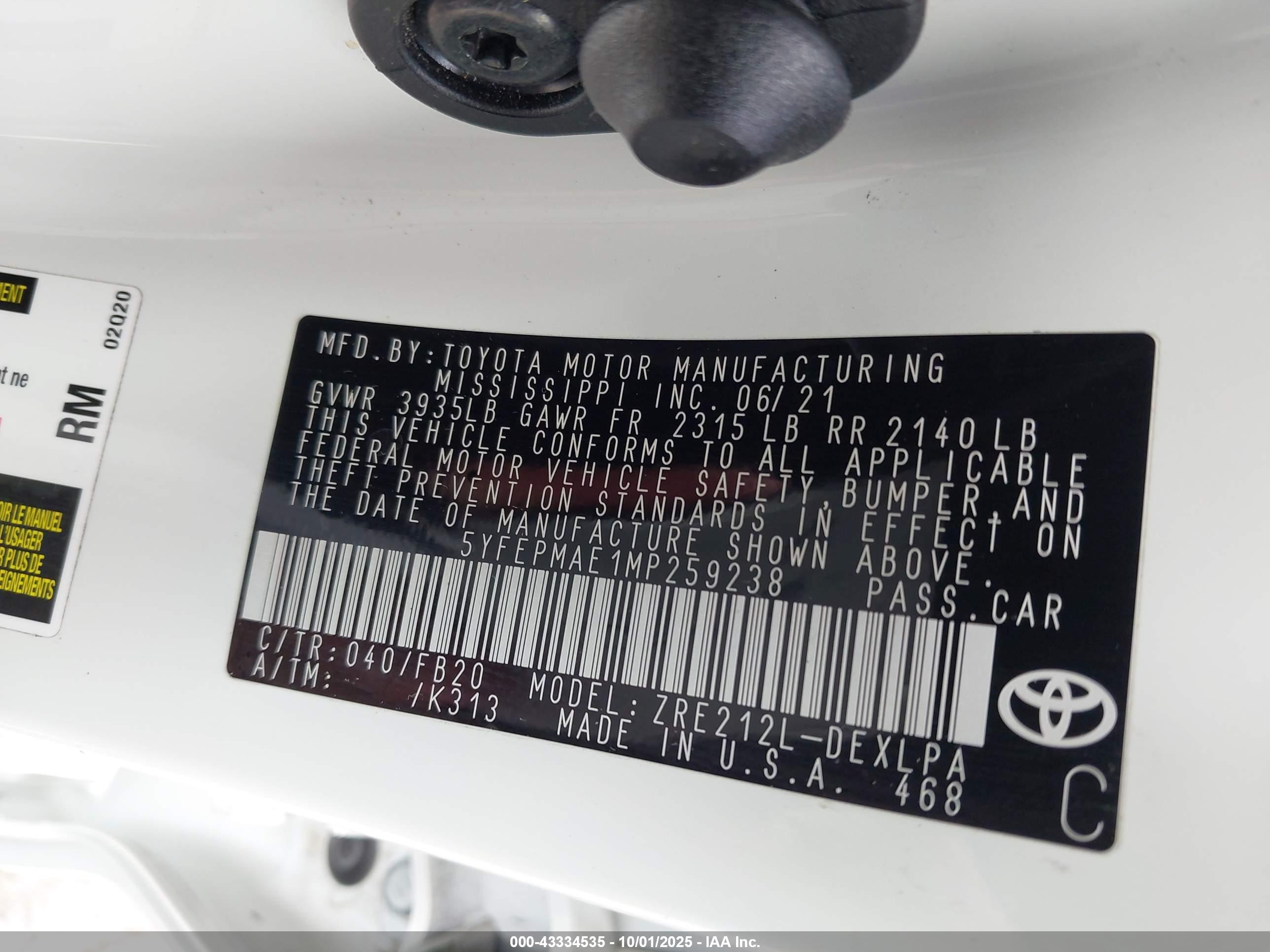 TOYOTA COROLLA image 9