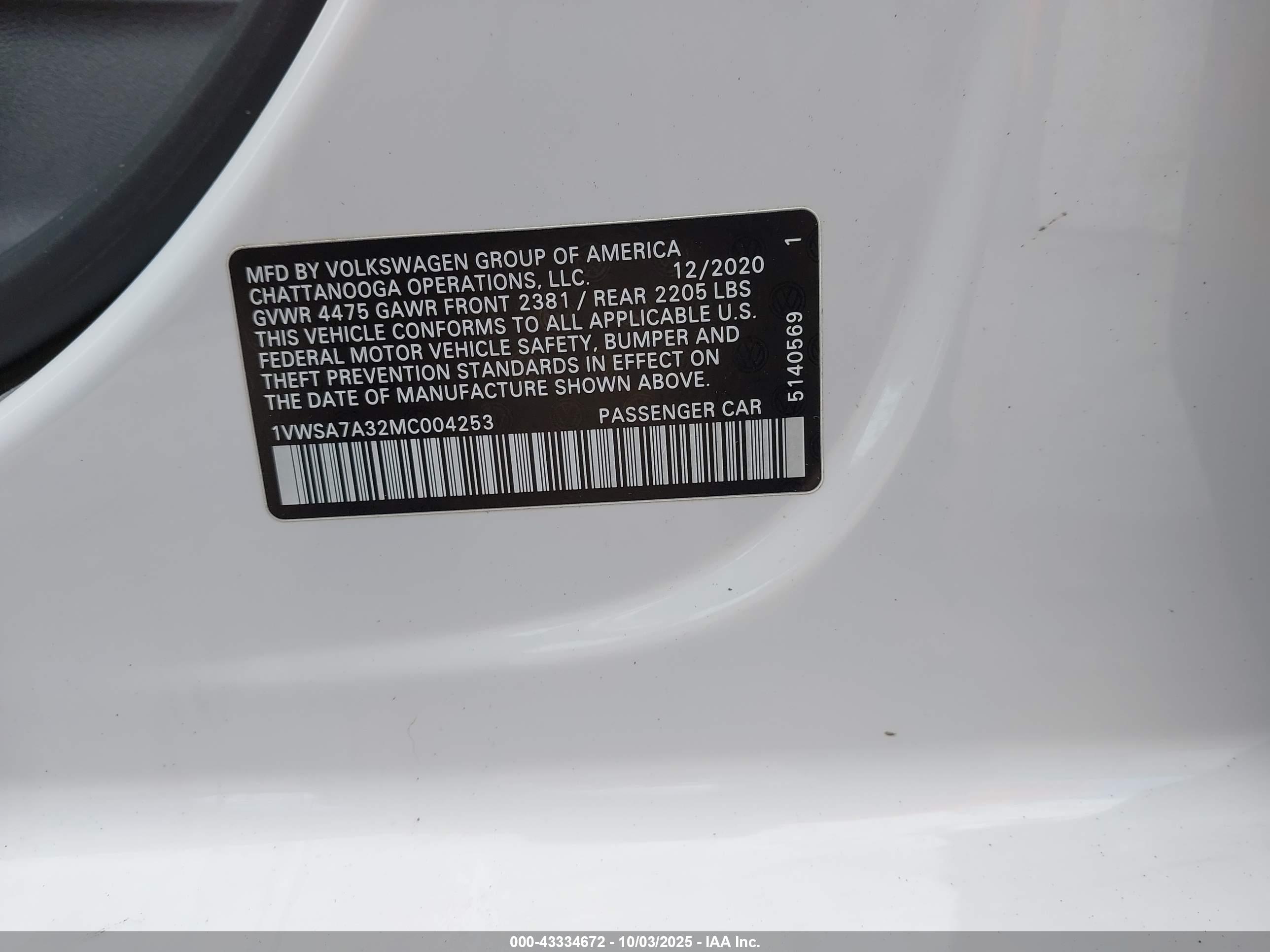 VOLKSWAGEN PASSAT image 9