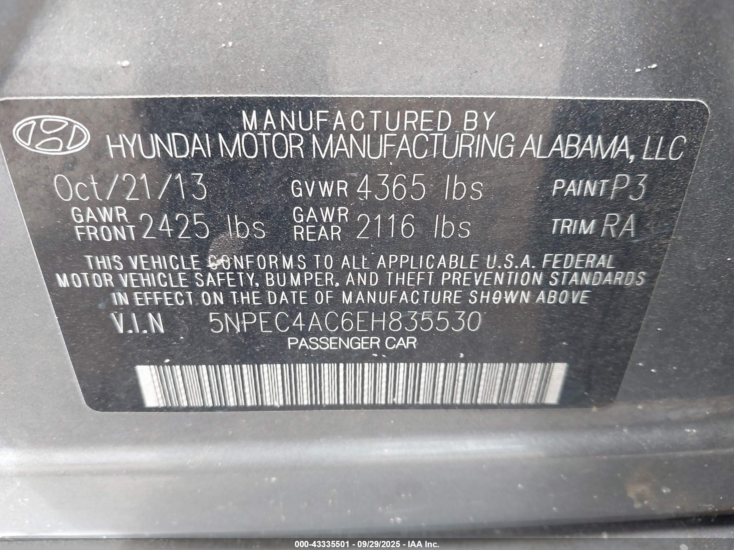 HYUNDAI SONATA image 9