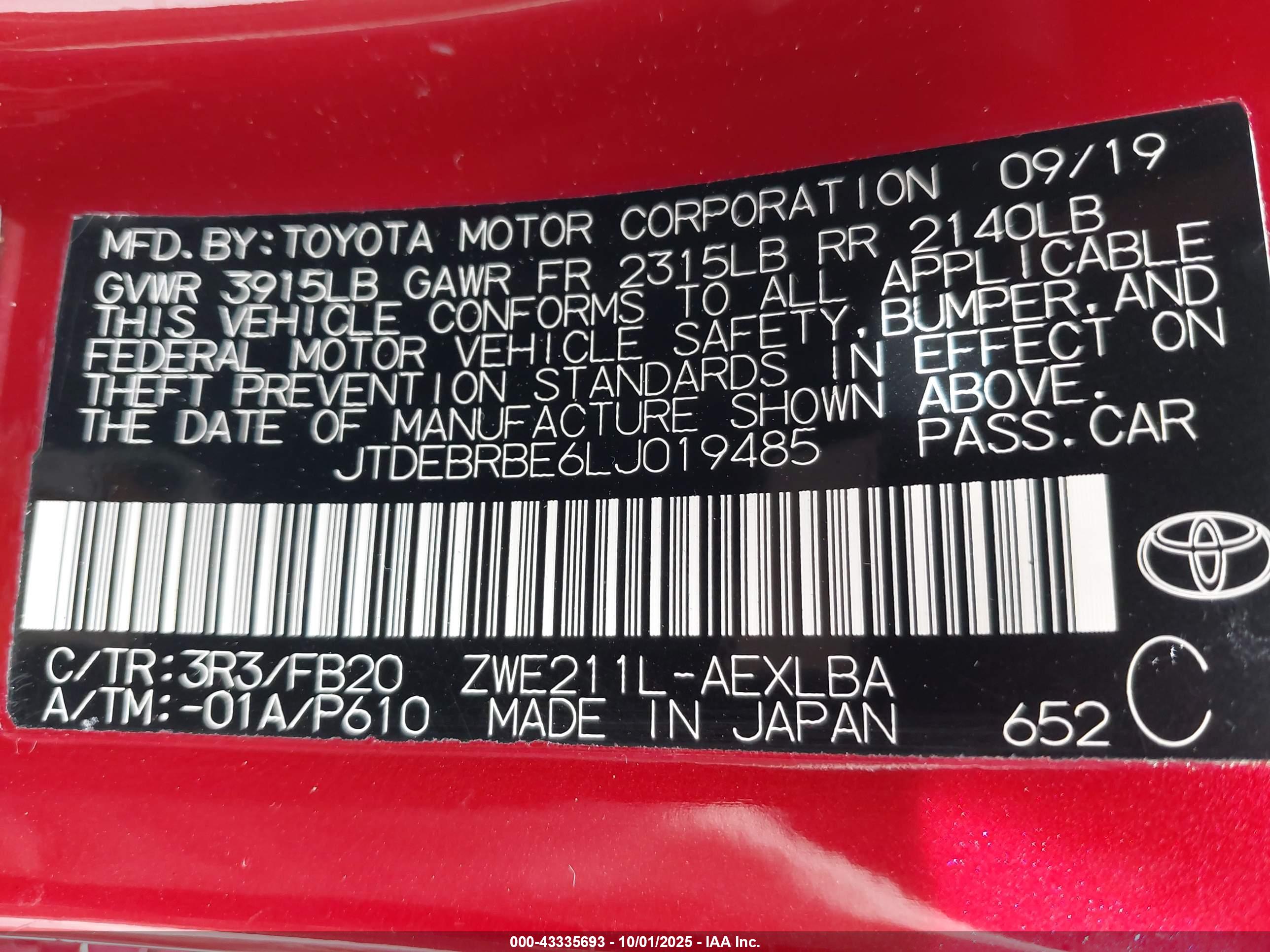 TOYOTA COROLLA image 9