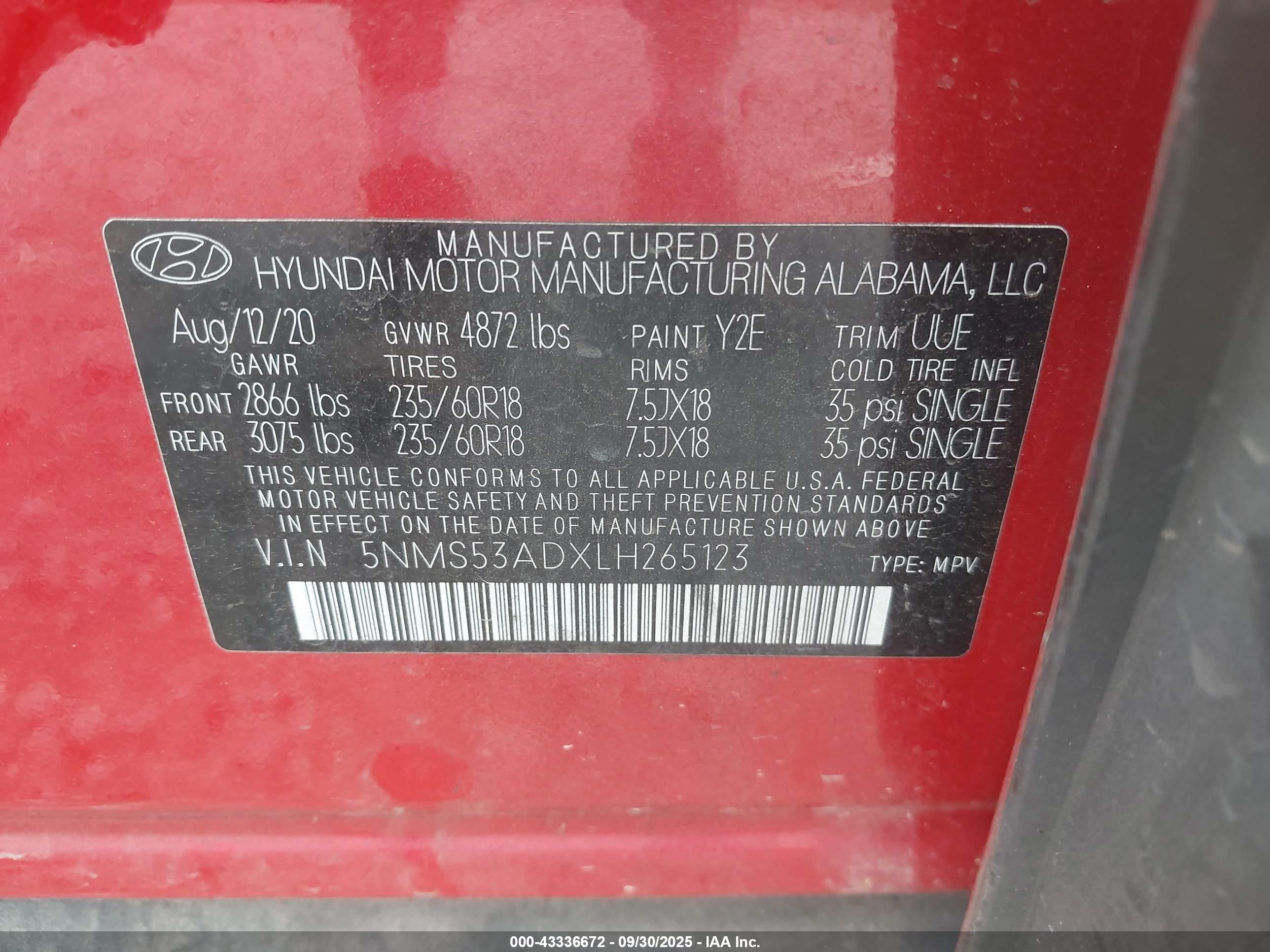 HYUNDAI SANTA image 9