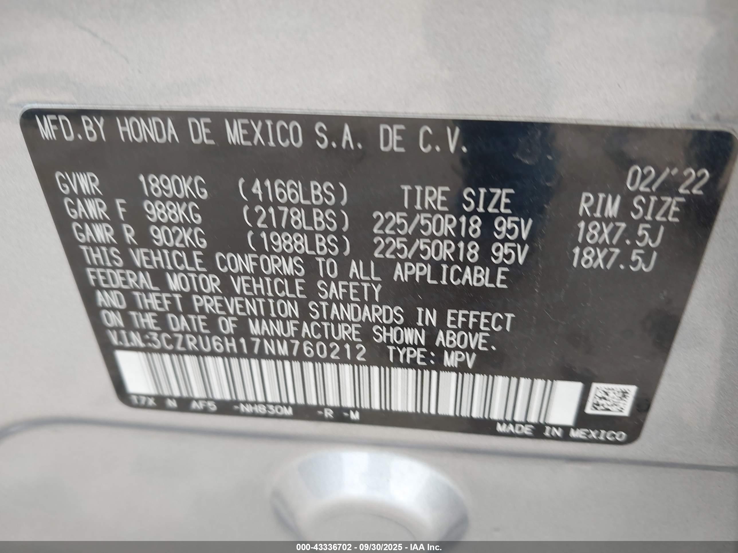 HONDA HR-V image 9