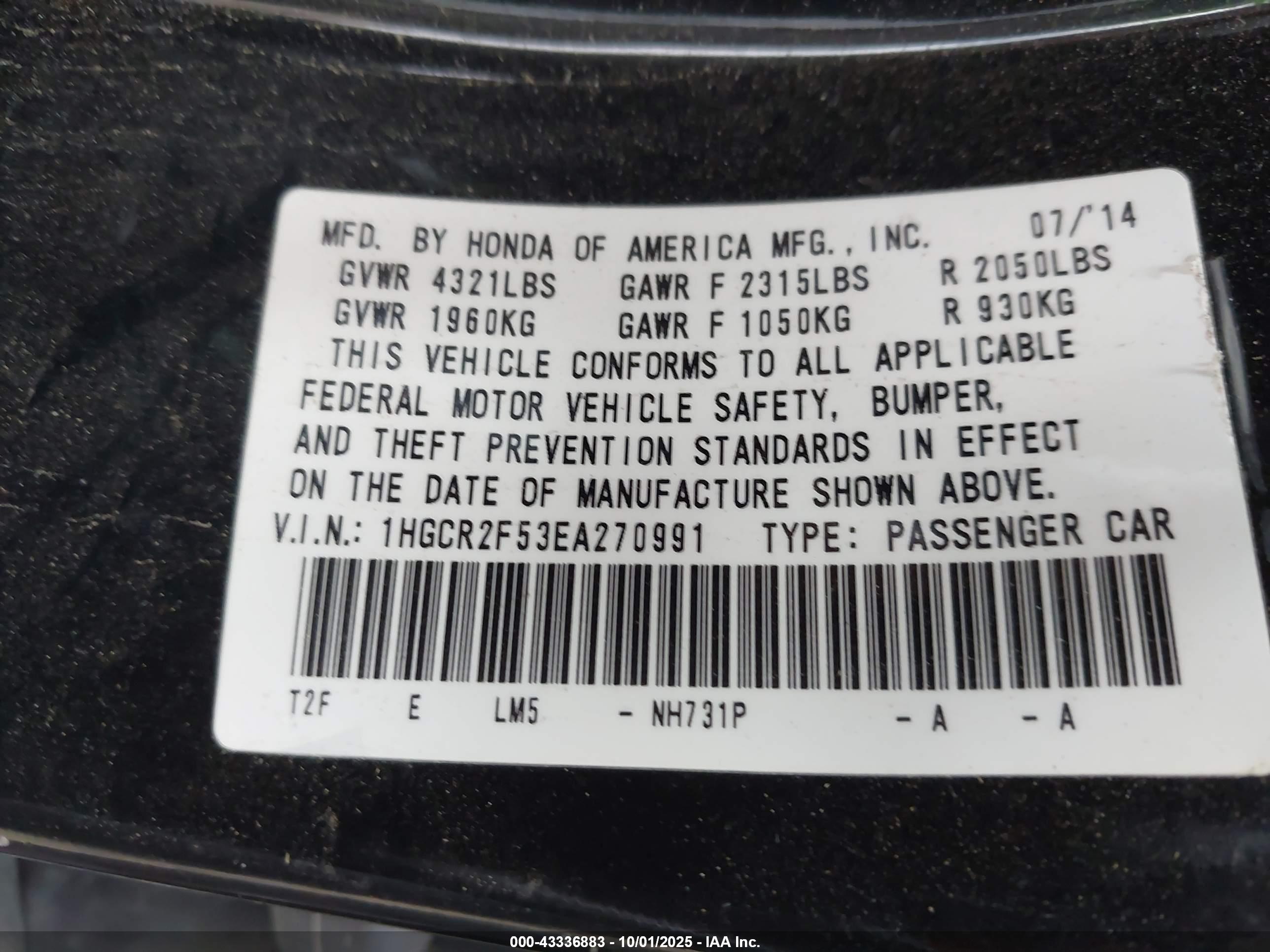 HONDA ACCORD image 9