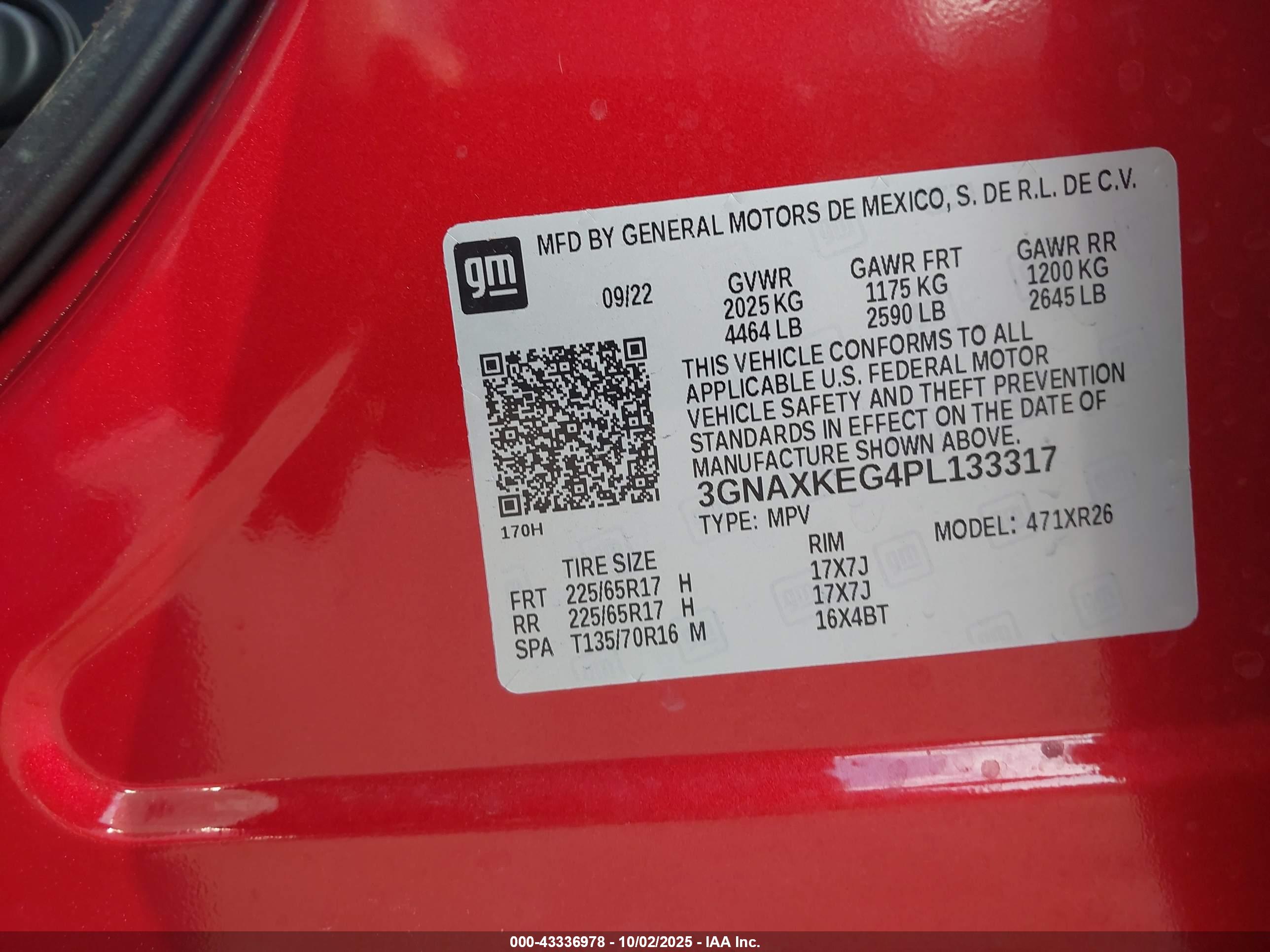 CHEVROLET EQUINOX image 9