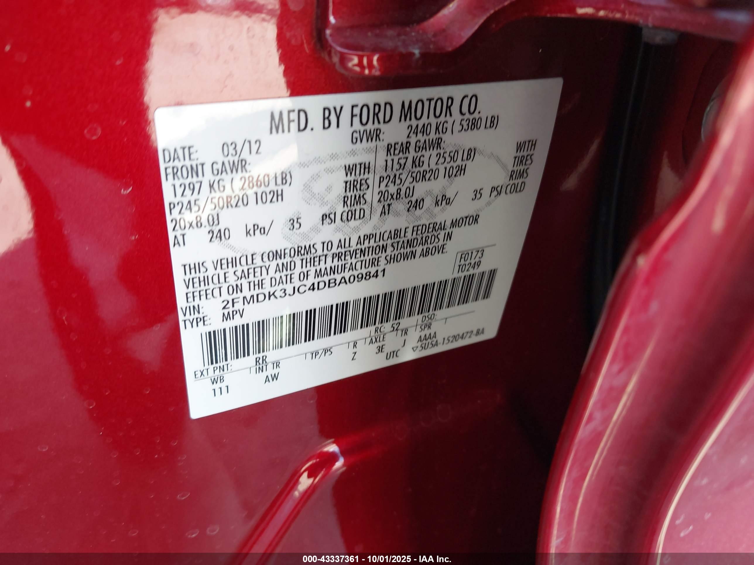 FORD EDGE image 9