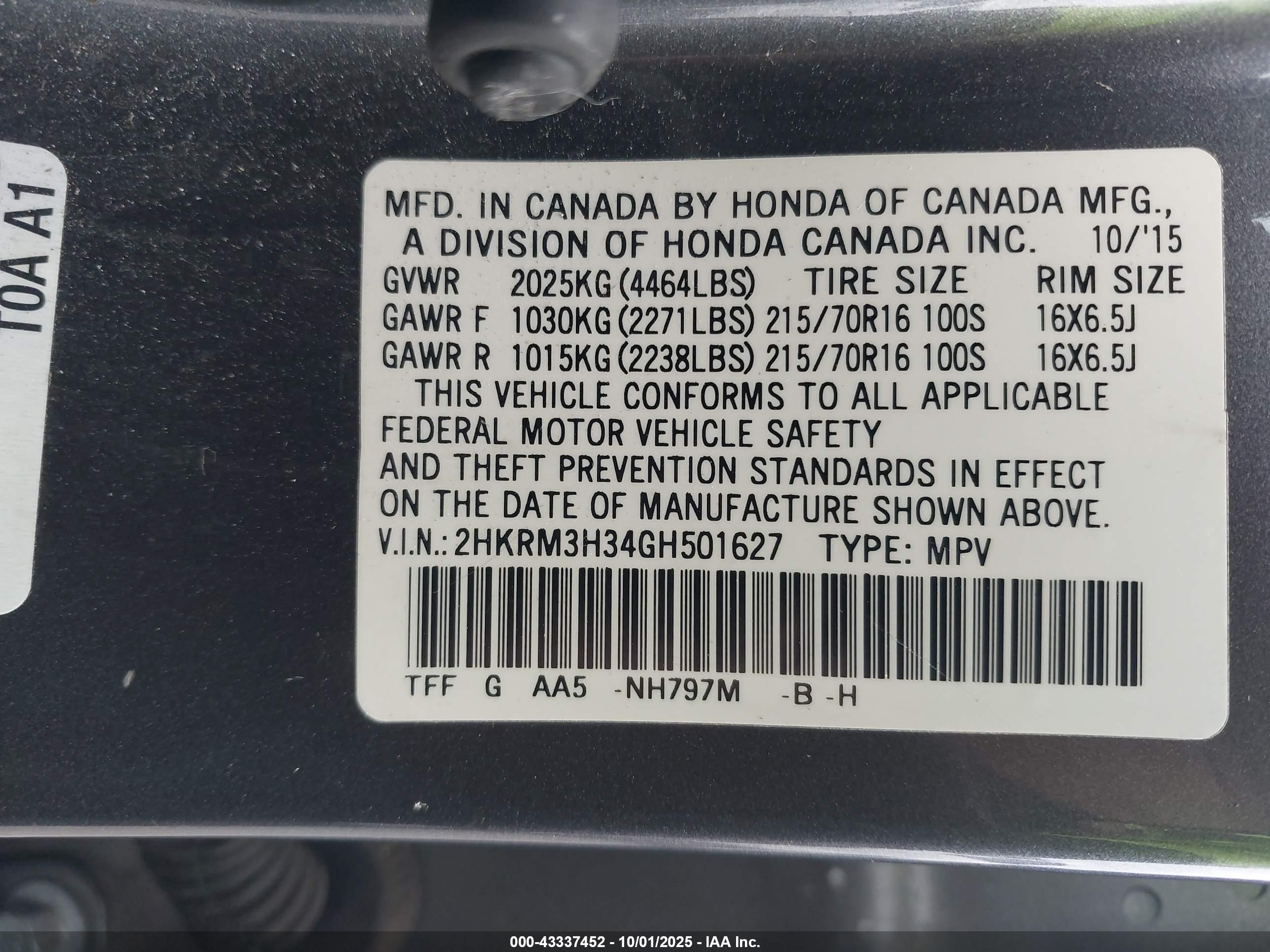 HONDA CR-V image 9