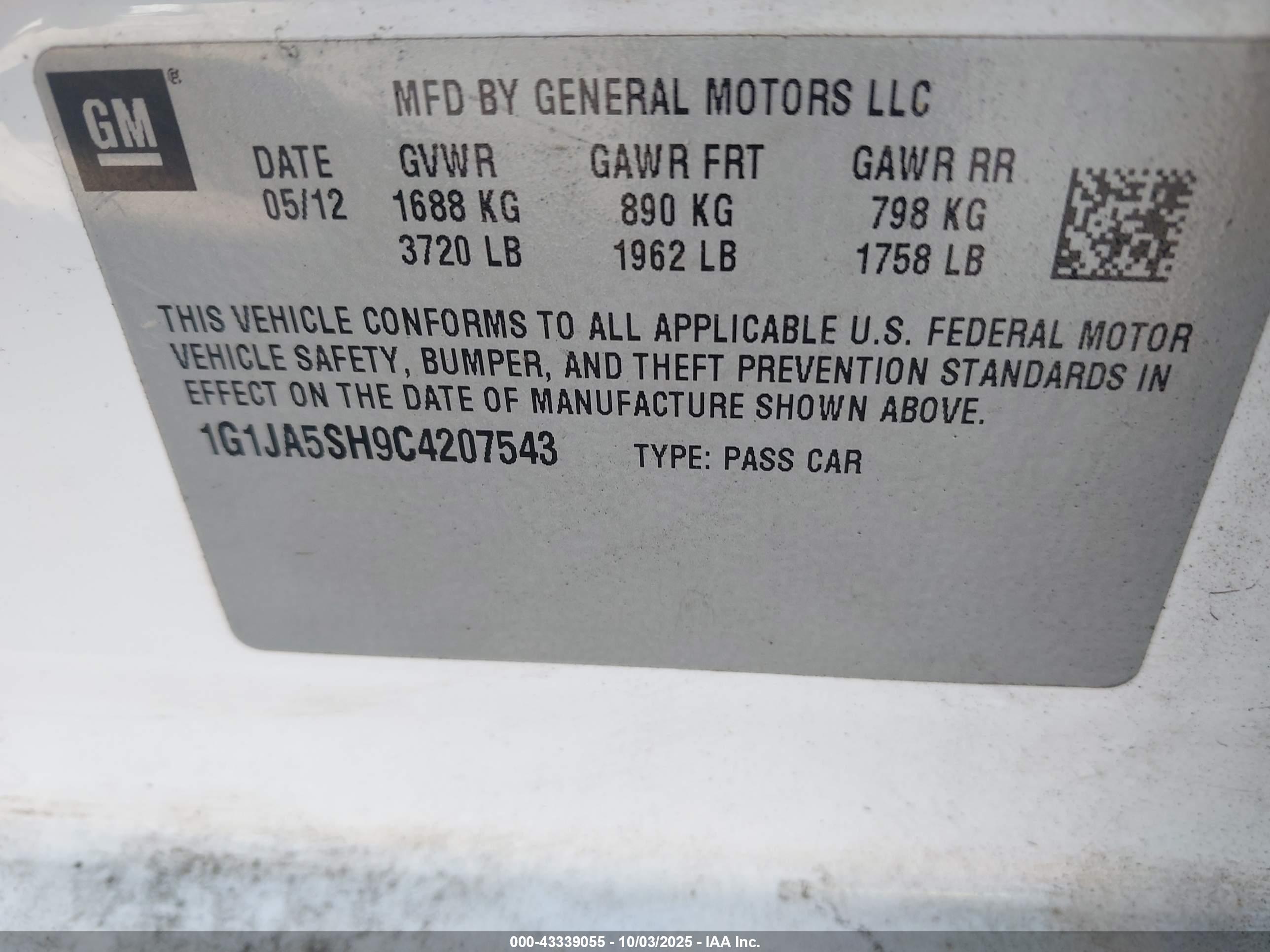 CHEVROLET SONIC image 9