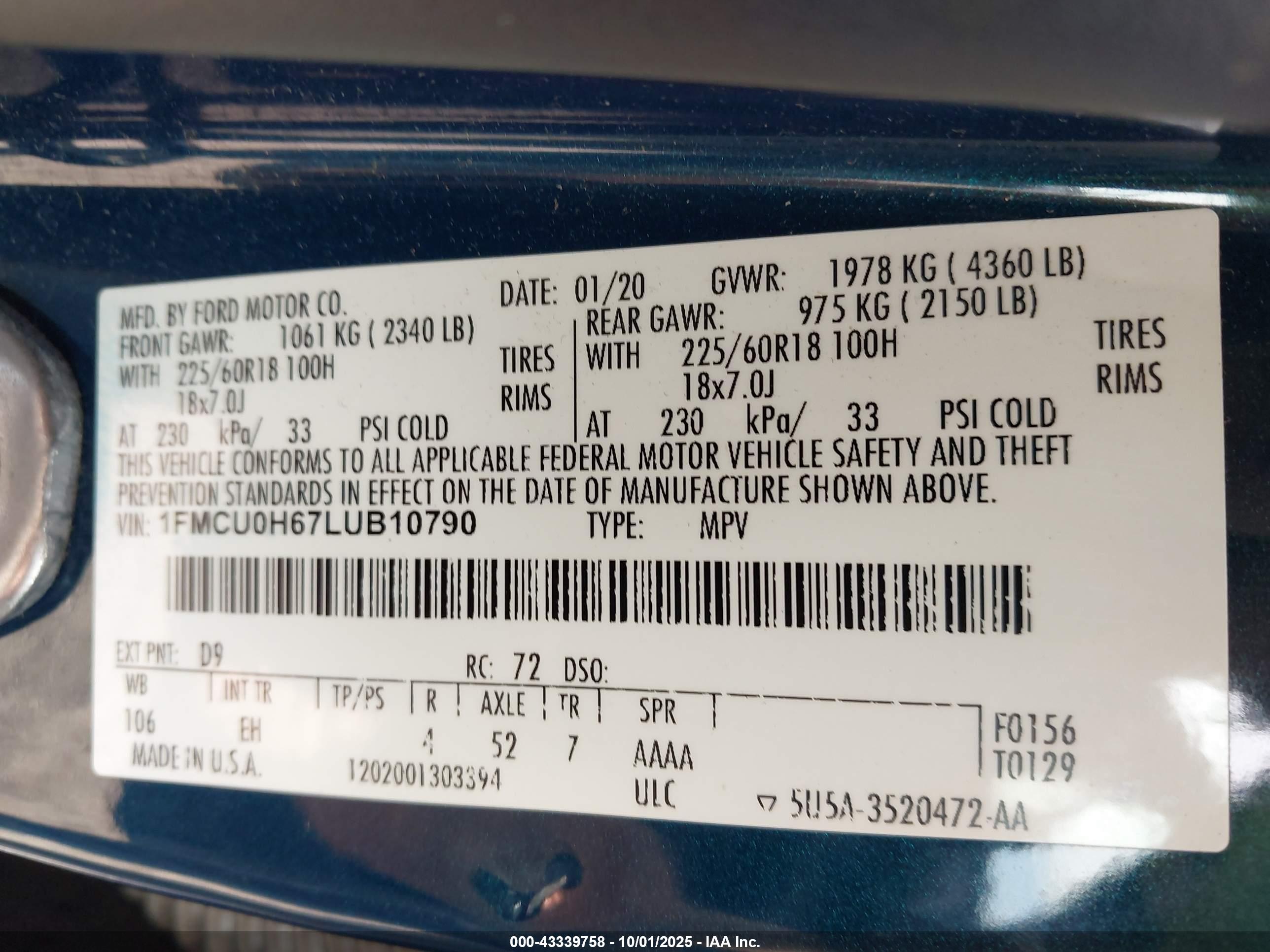FORD ESCAPE image 9