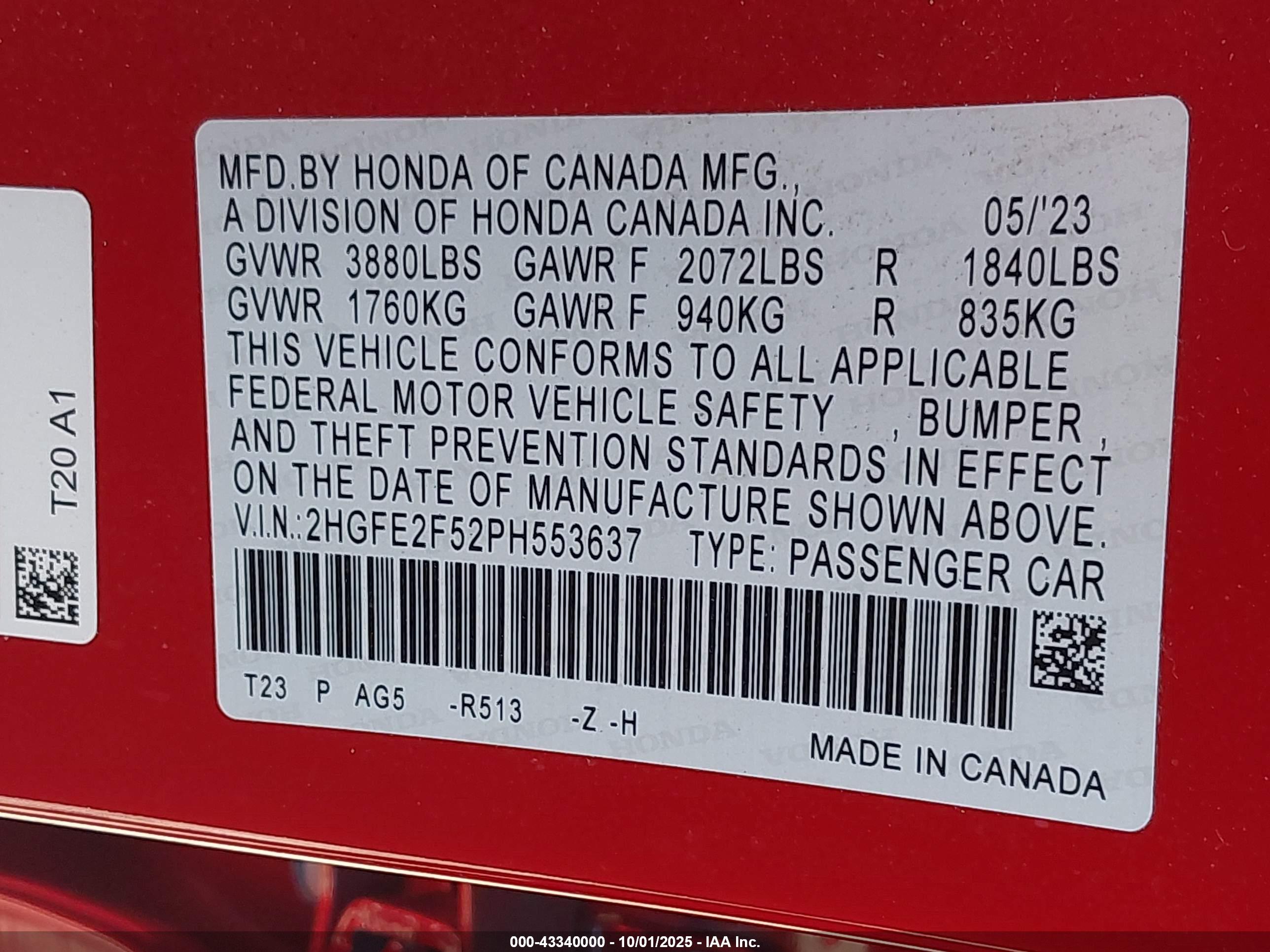HONDA CIVIC image 9