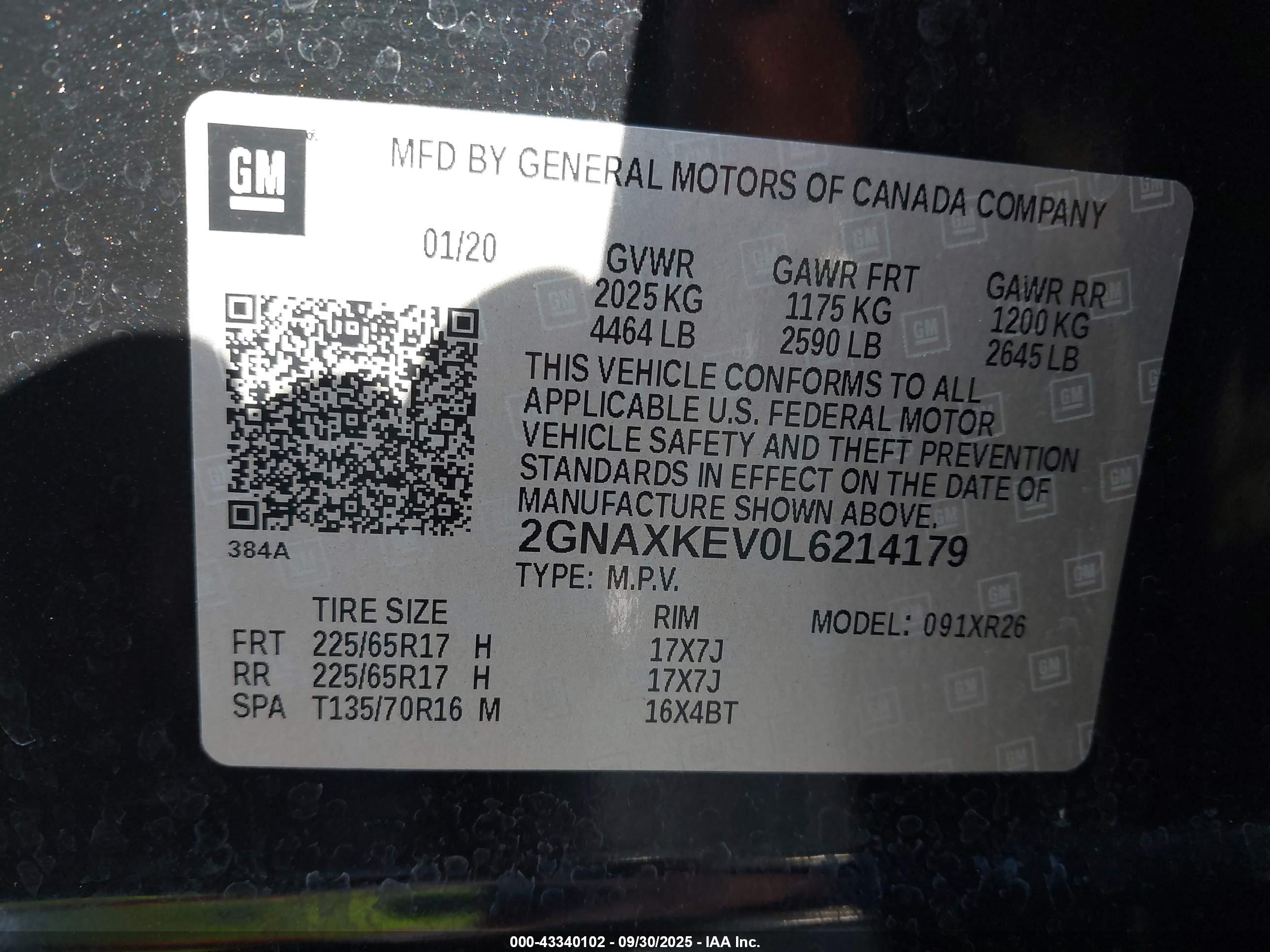 CHEVROLET EQUINOX image 9