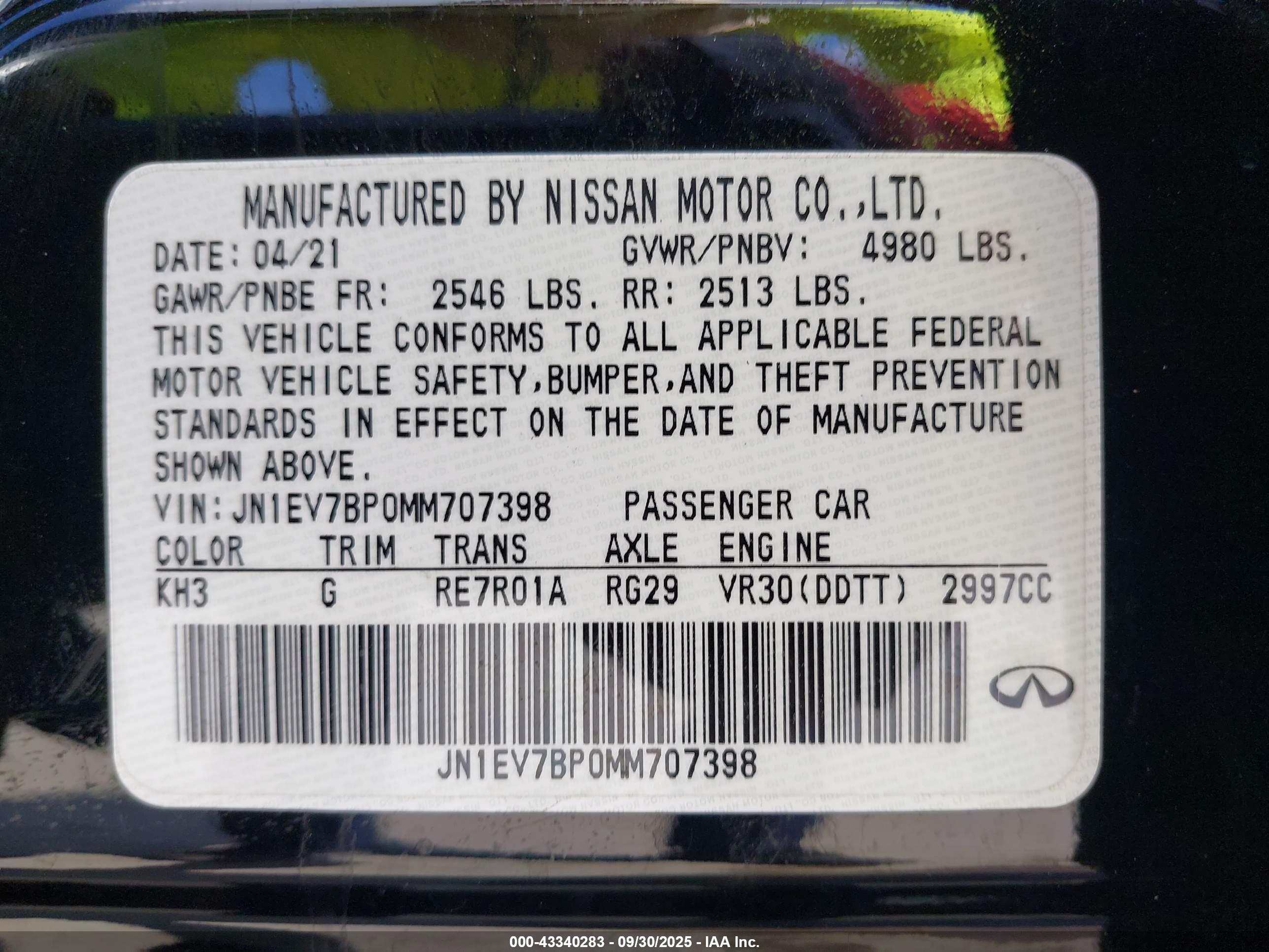 INFINITI Q50 image 9