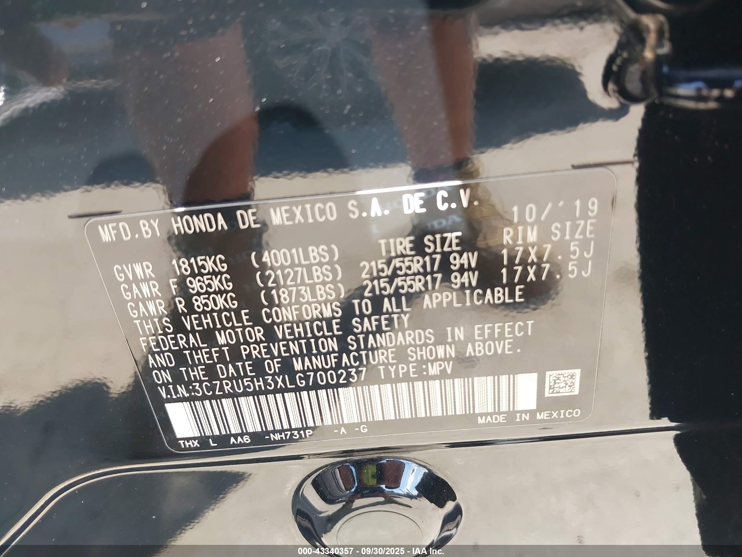 HONDA HR-V image 9