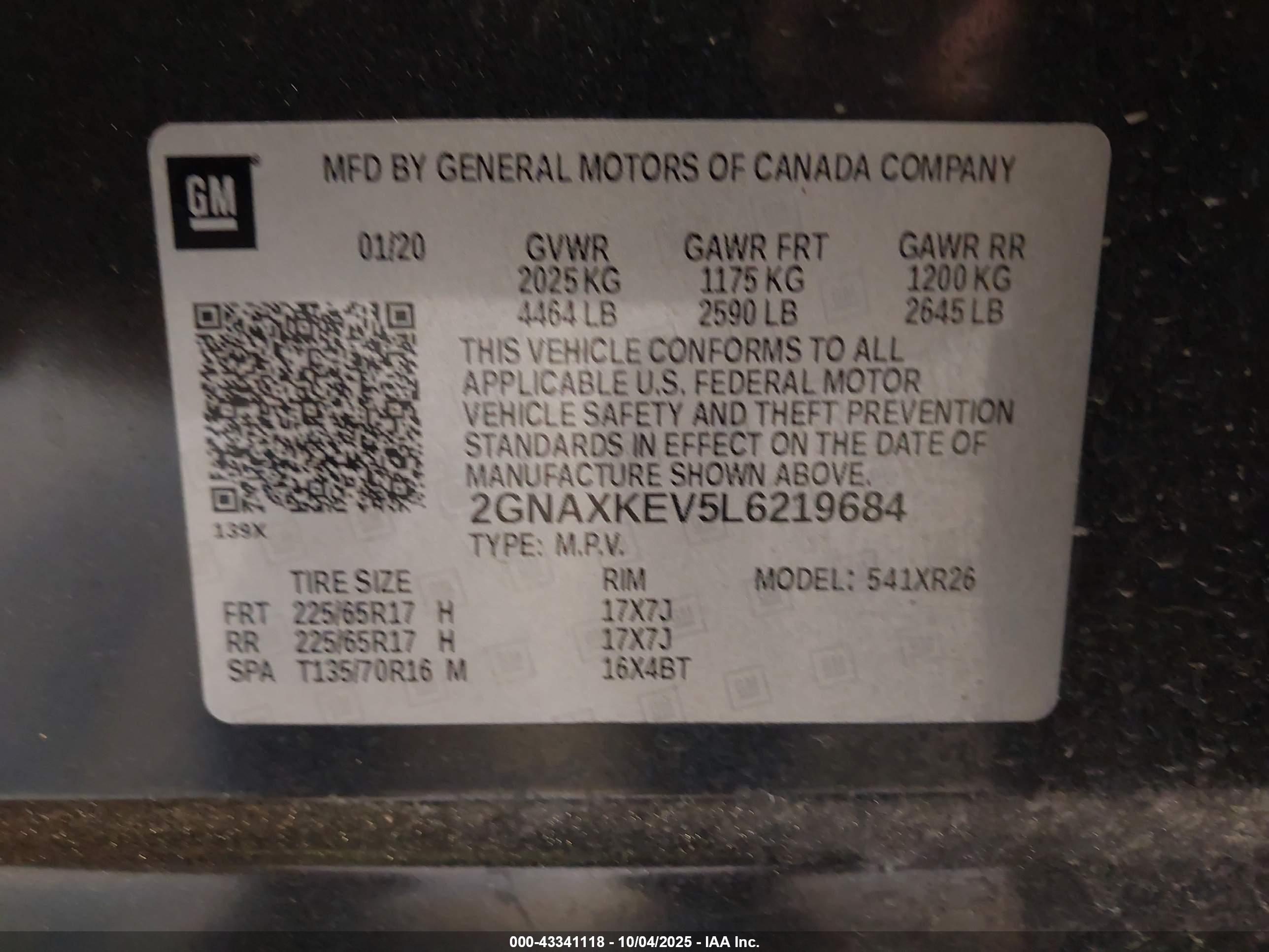 CHEVROLET EQUINOX image 9