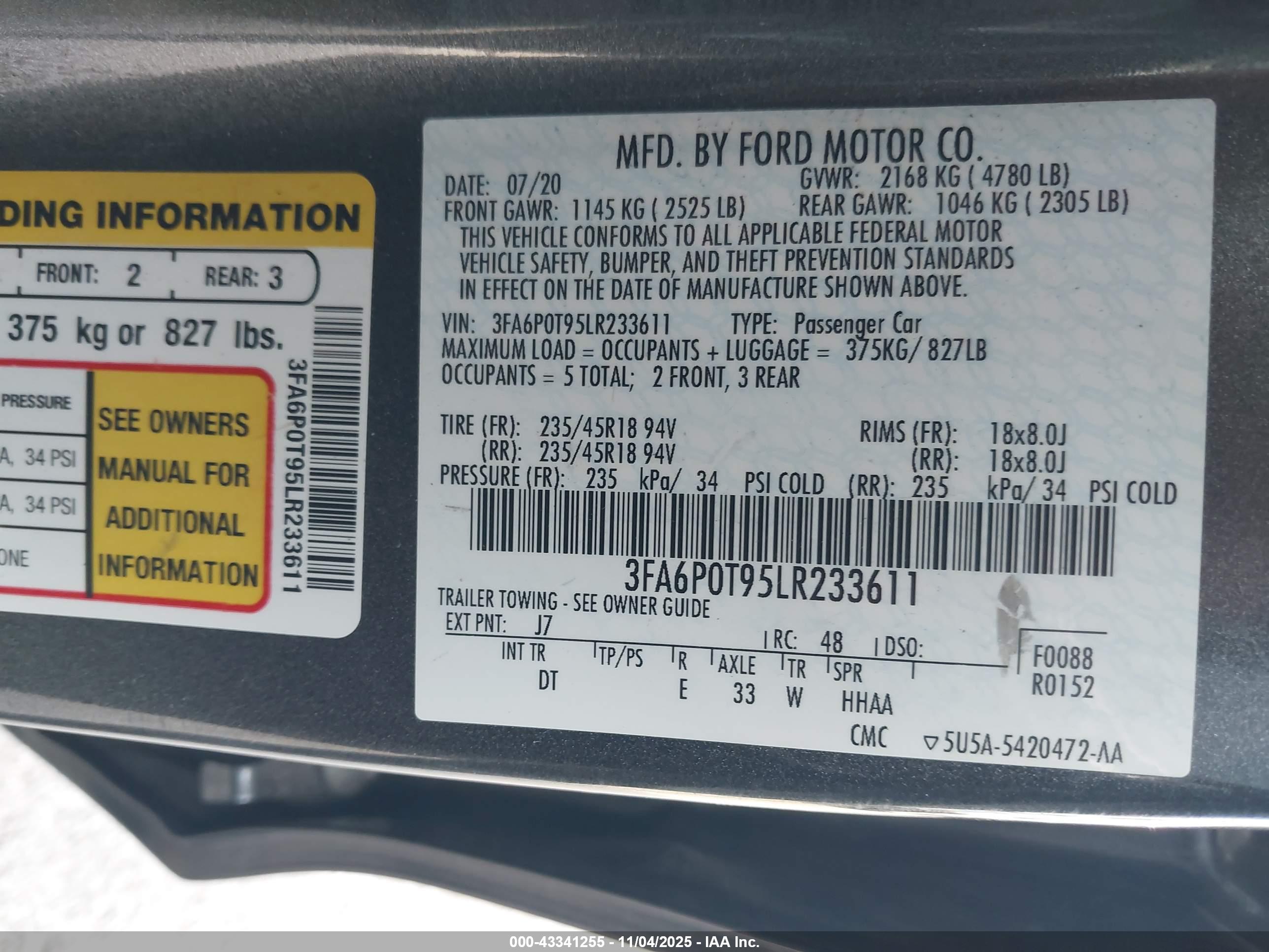 FORD FUSION image 9