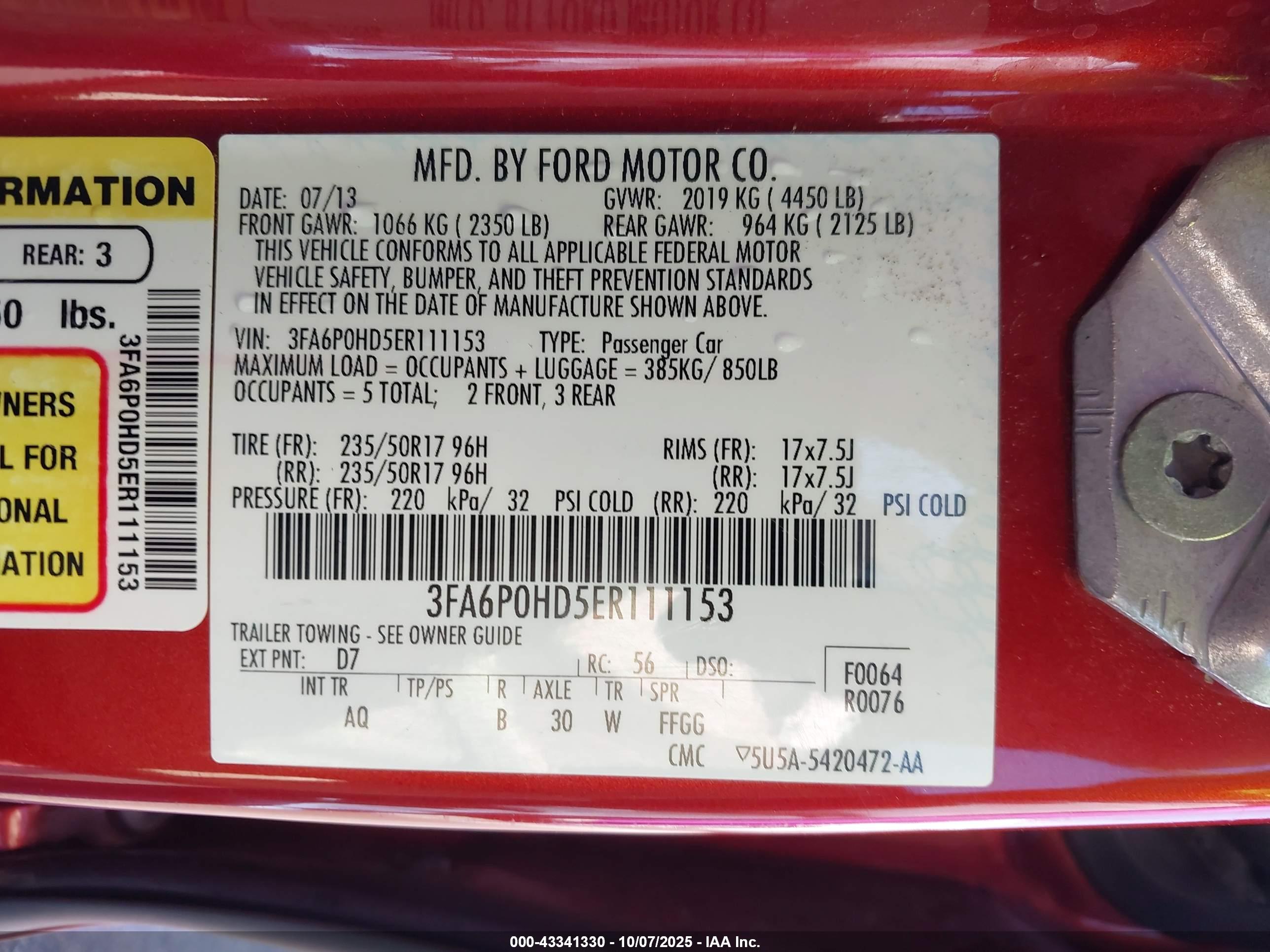 FORD FUSION image 9