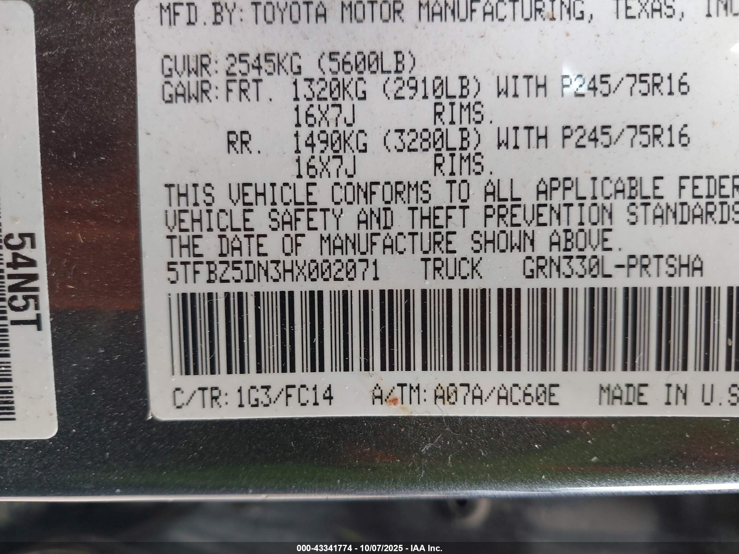 TOYOTA TACOMA image 9