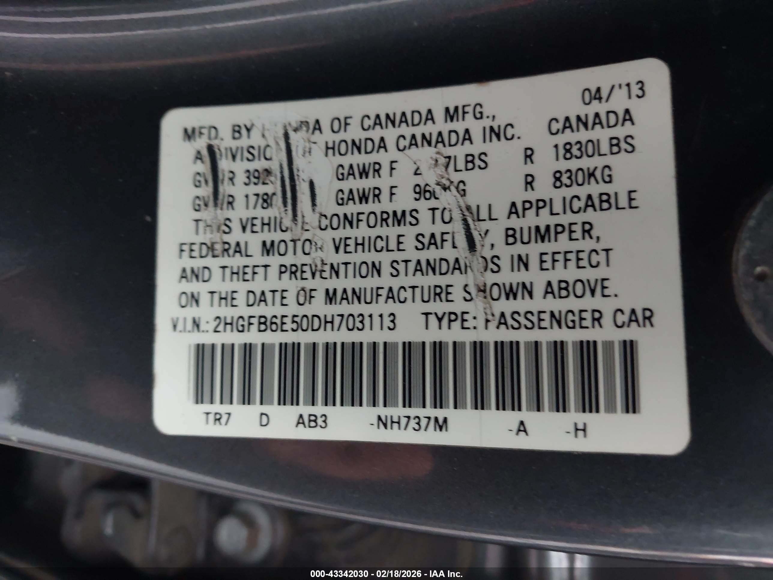 HONDA CIVIC image 9
