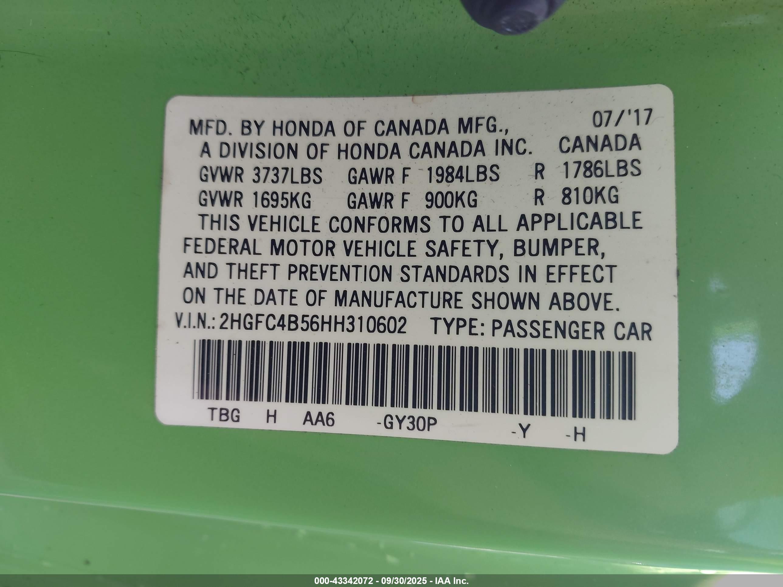 HONDA CIVIC image 9