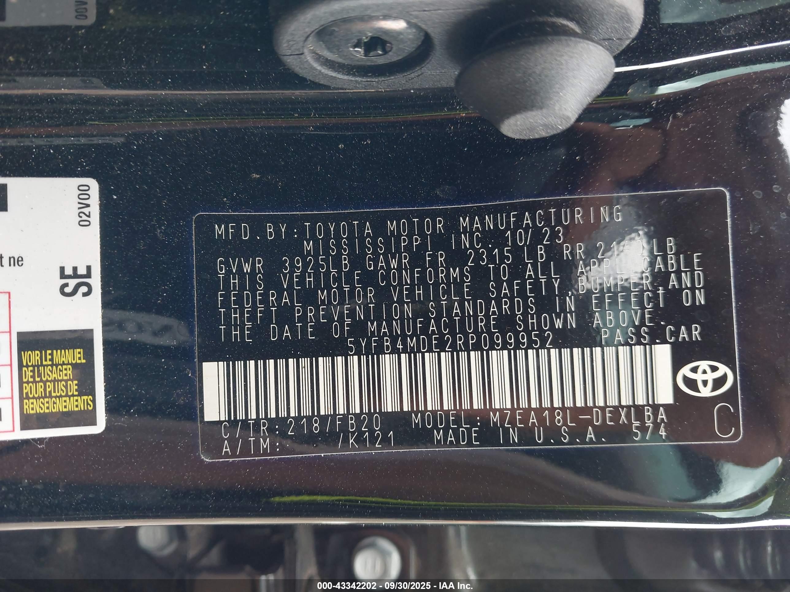 TOYOTA COROLLA image 9