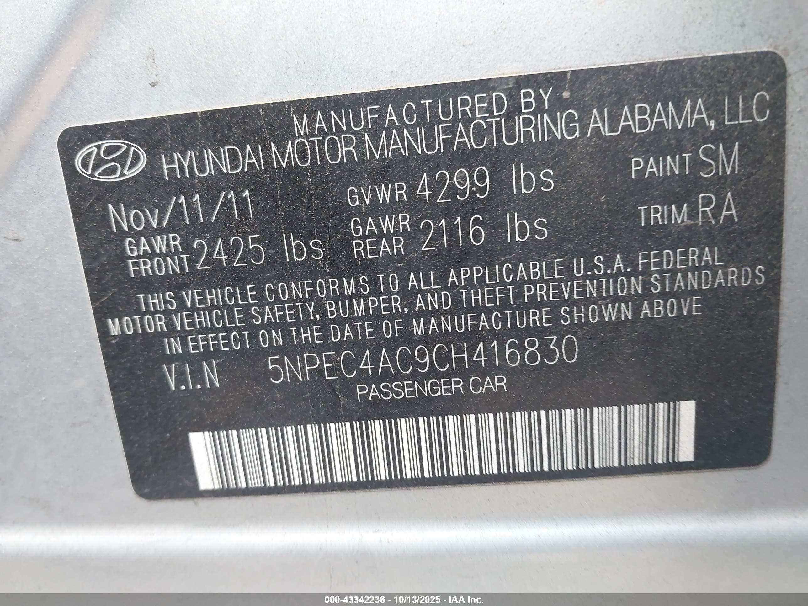 HYUNDAI SONATA image 9