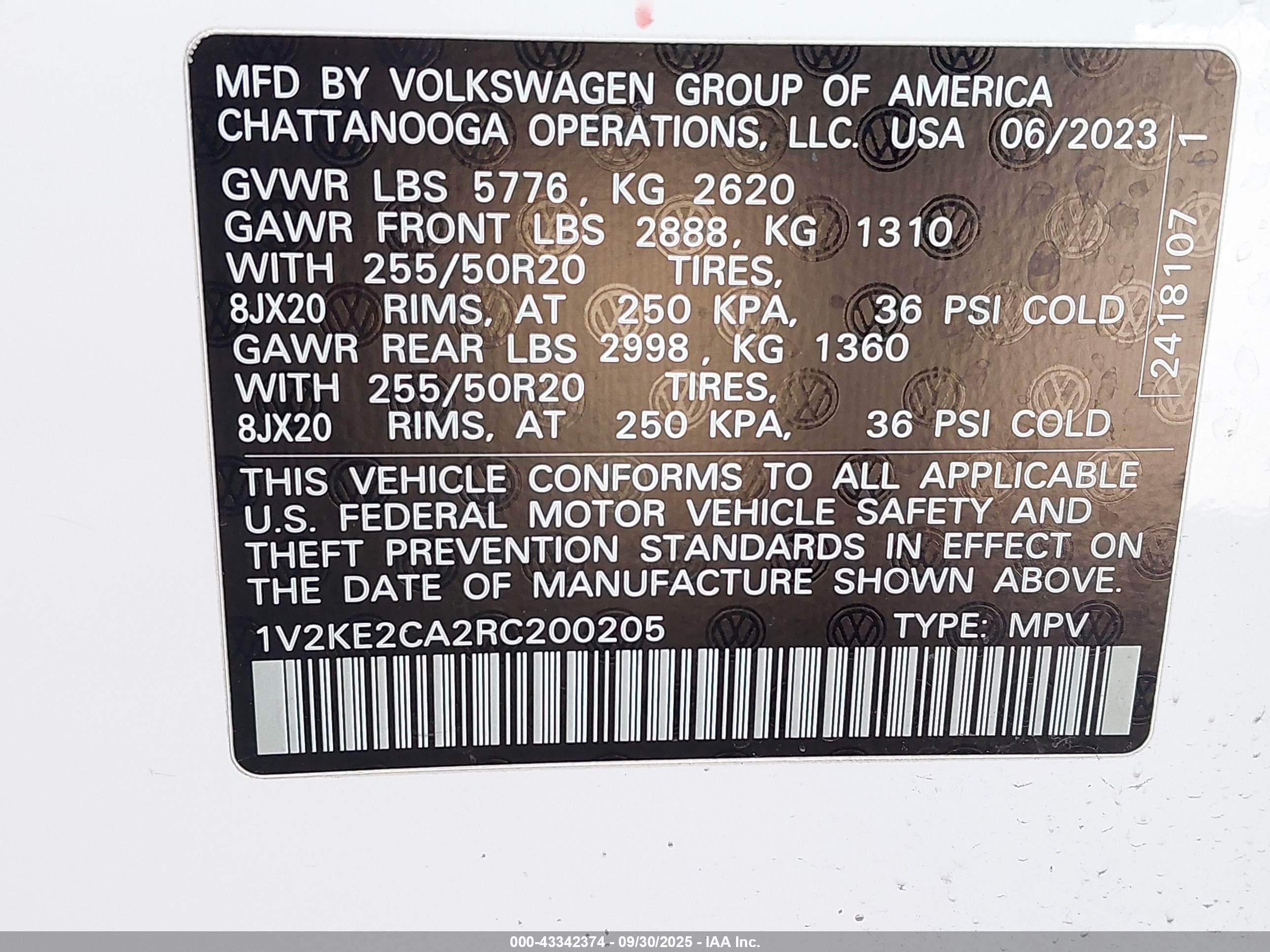 VOLKSWAGEN ATLAS image 9