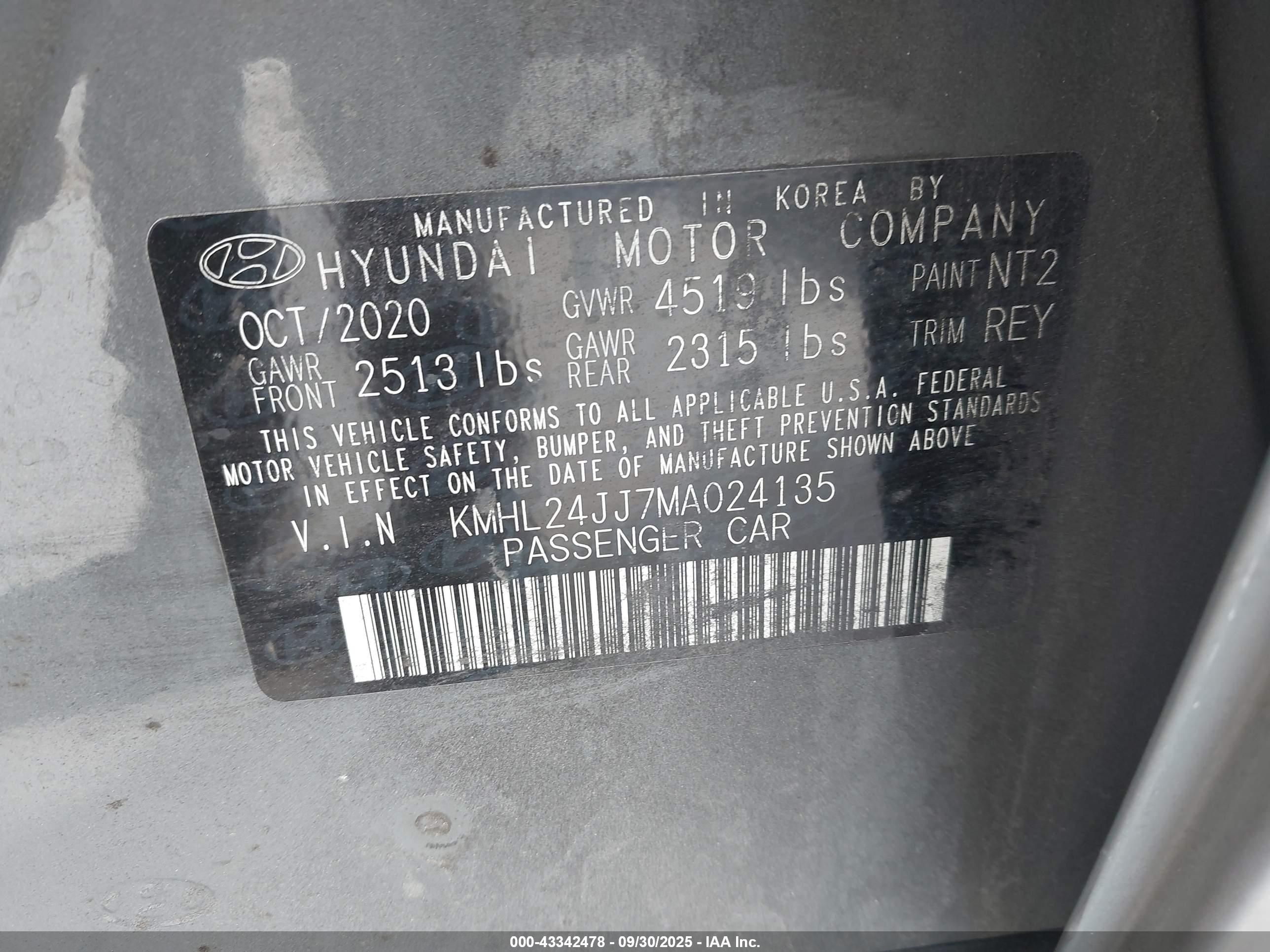 HYUNDAI SONATA image 9