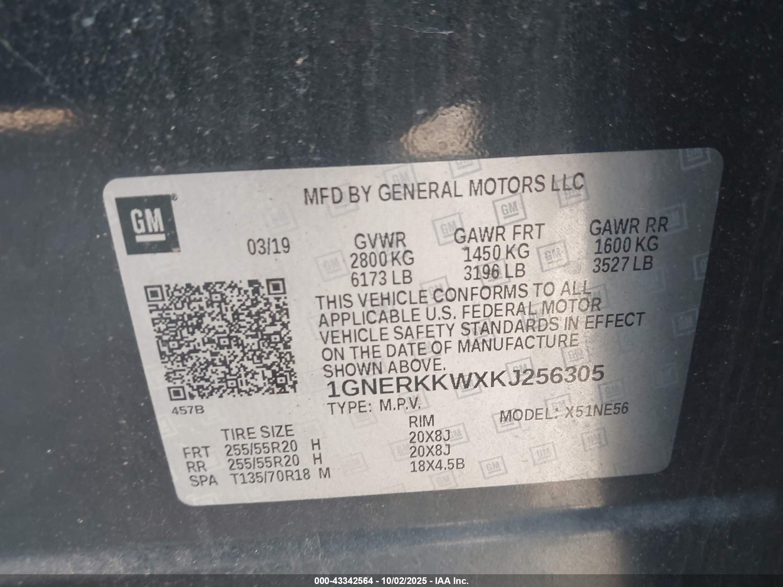 CHEVROLET TRAVERSE image 9