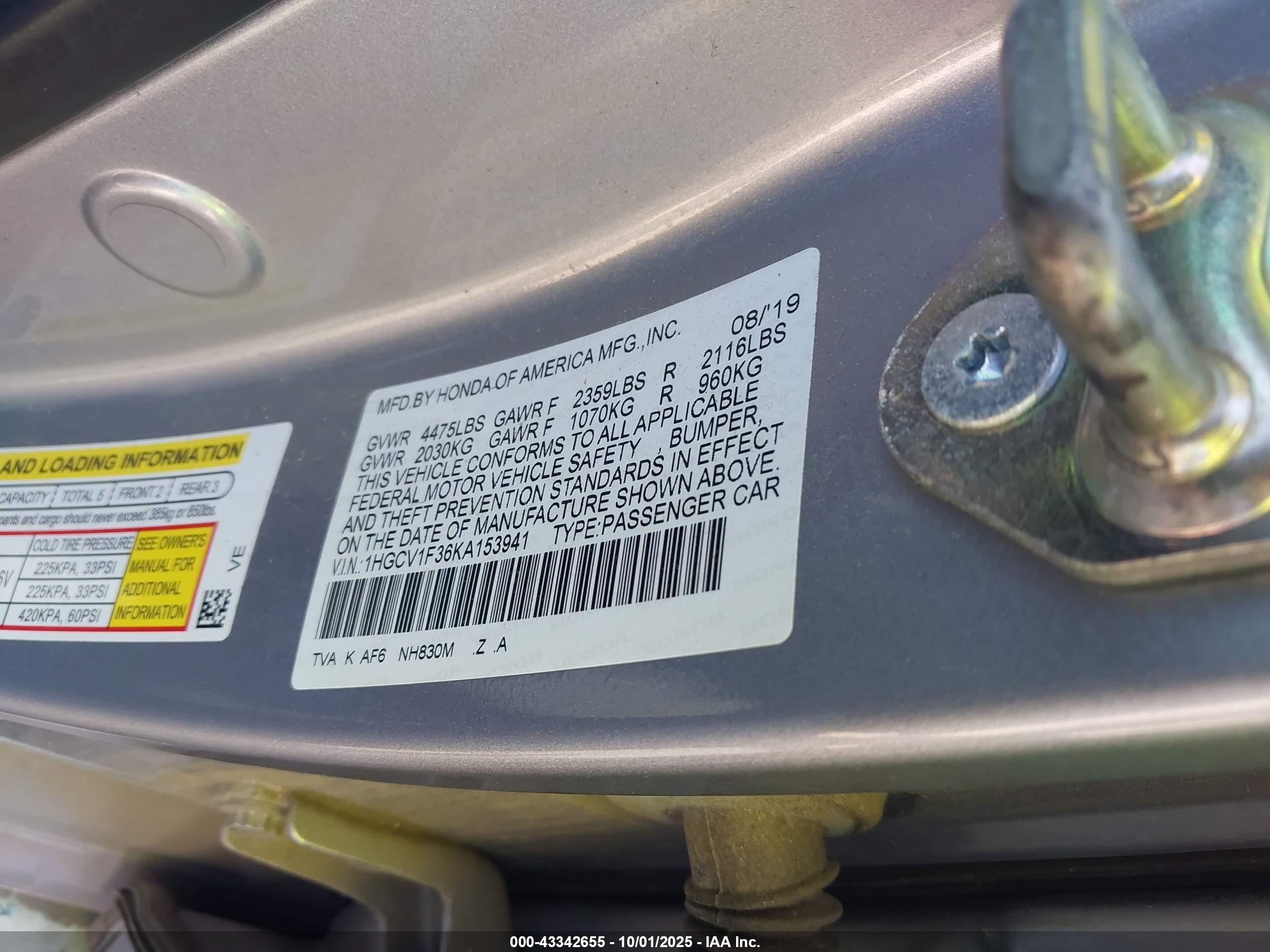 HONDA ACCORD image 9