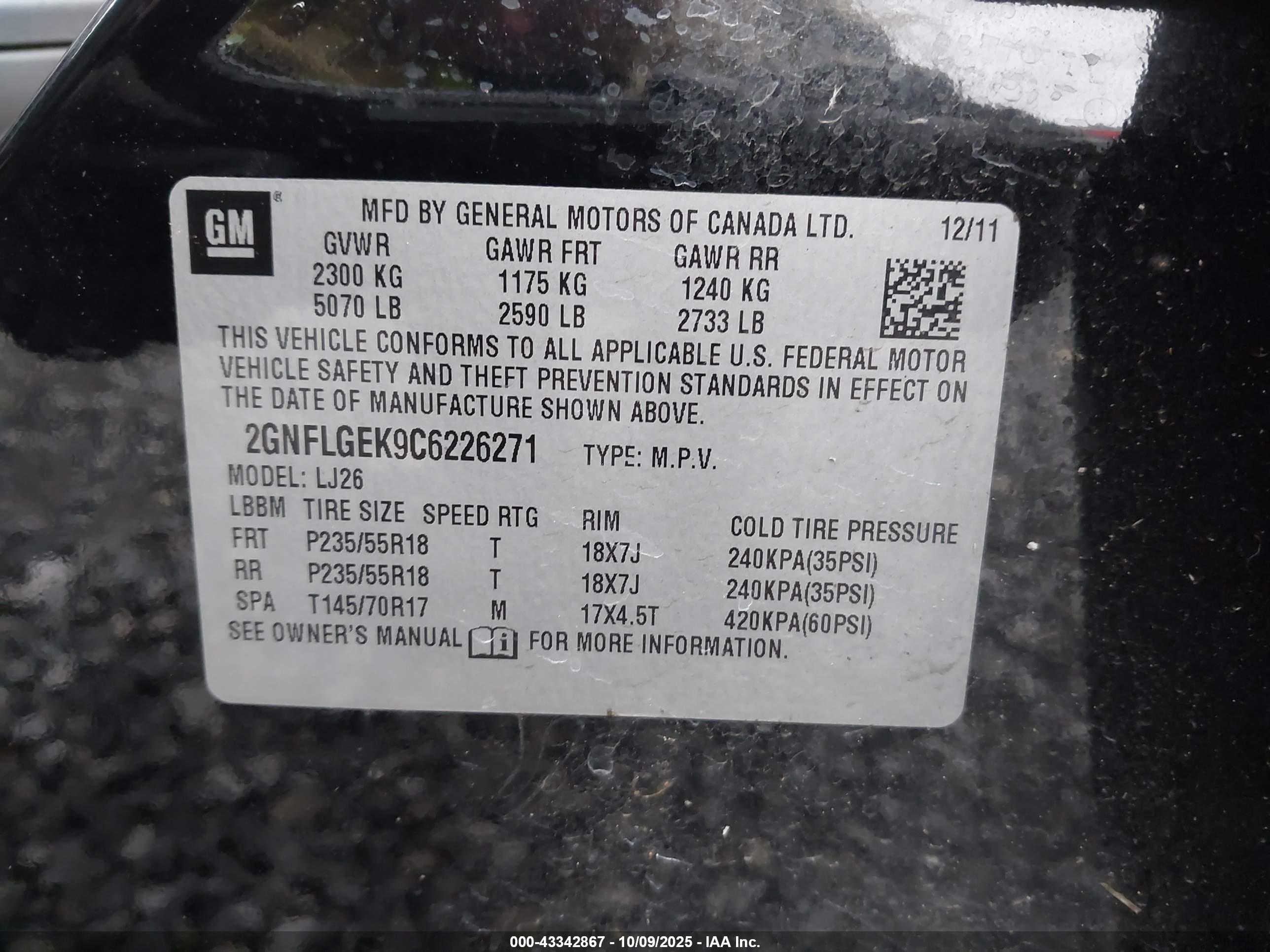 CHEVROLET EQUINOX image 9