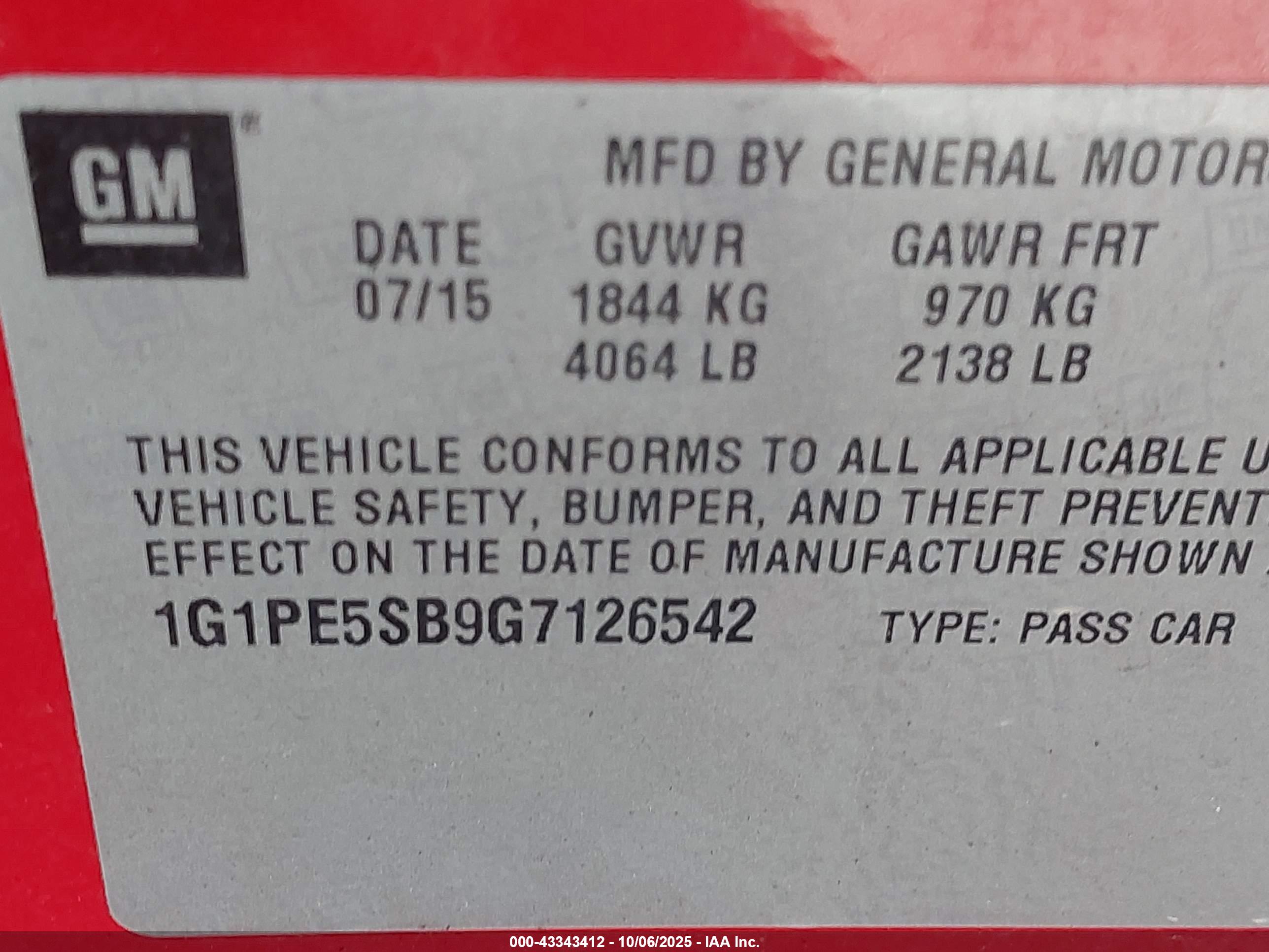 CHEVROLET CRUZE image 9