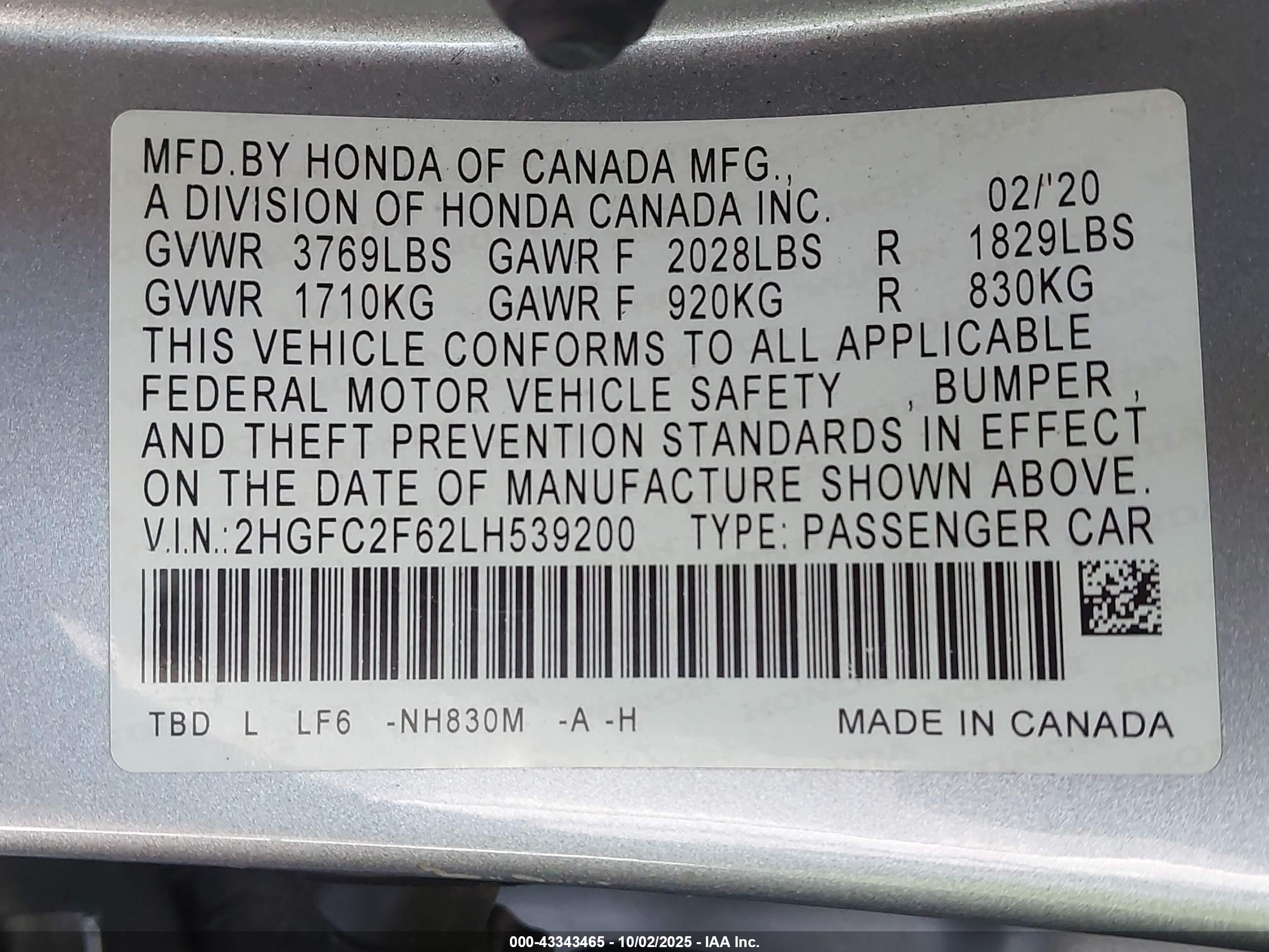 HONDA CIVIC image 9