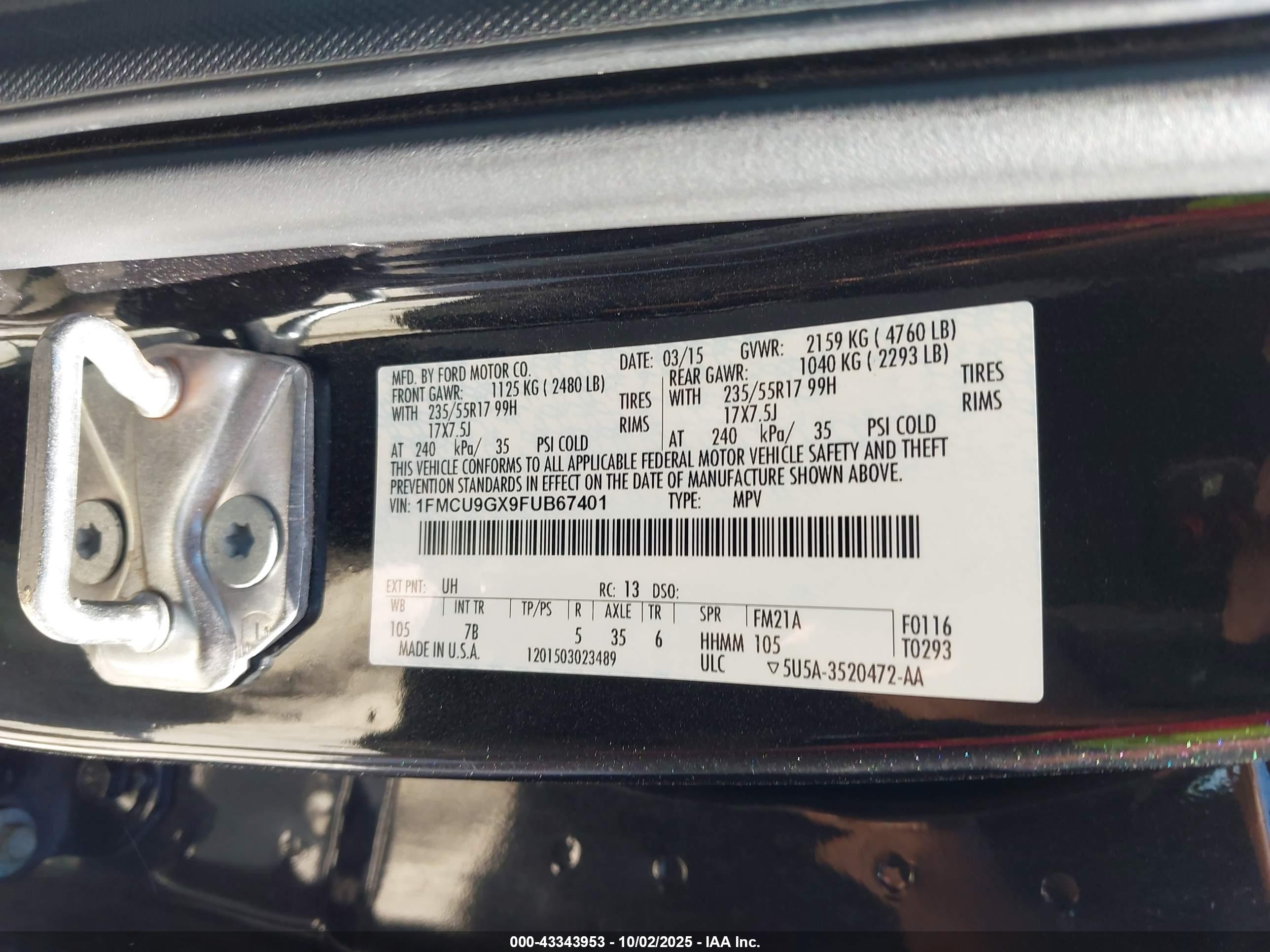 FORD ESCAPE image 9