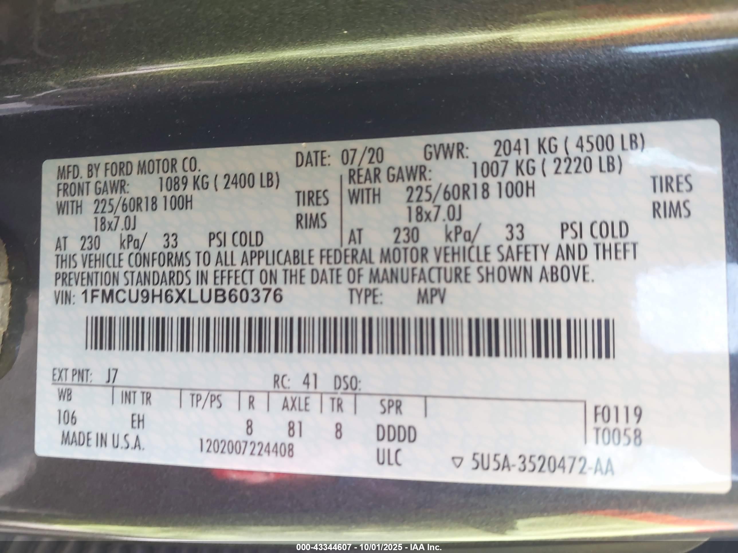 FORD ESCAPE image 9