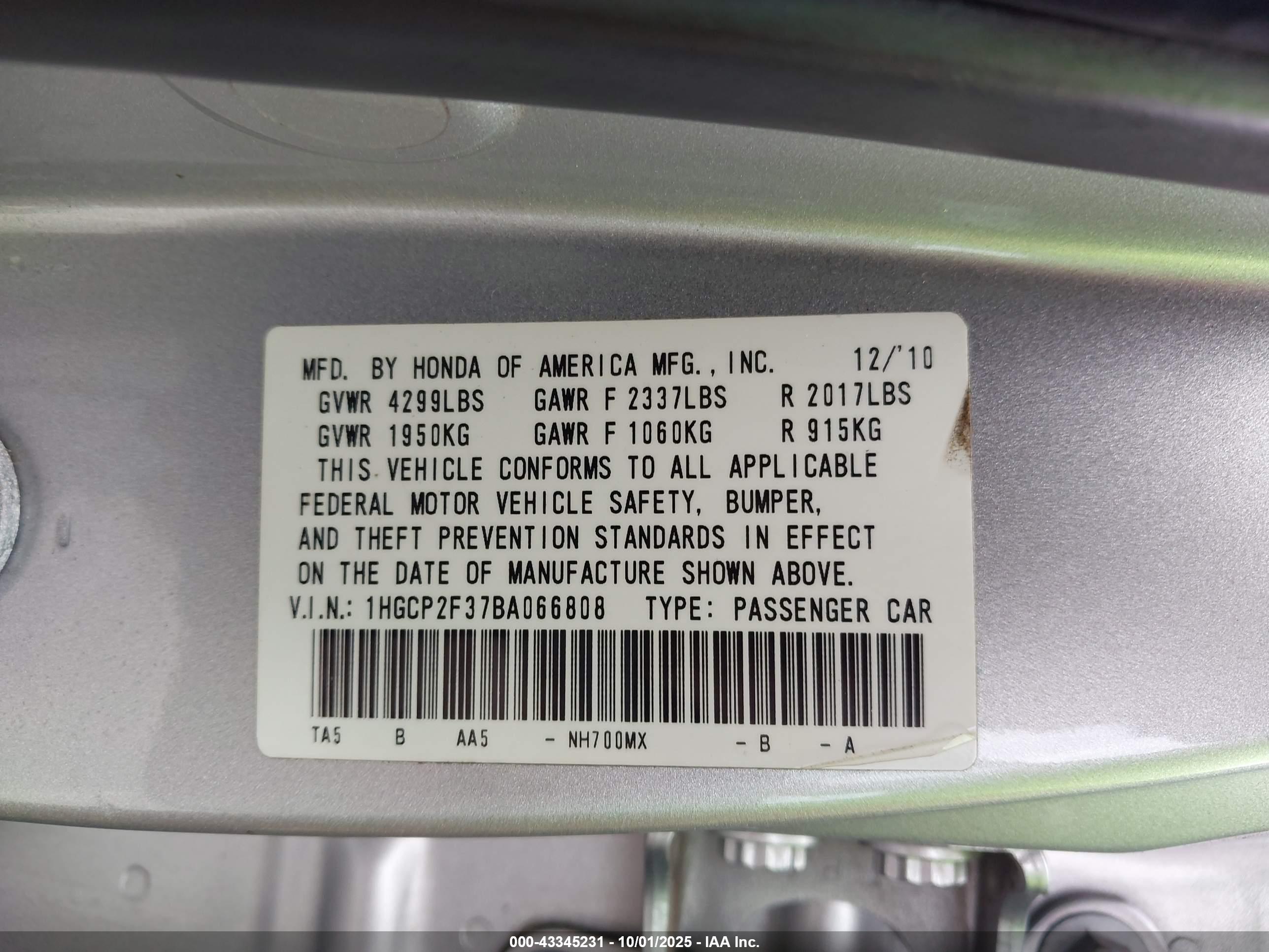 HONDA ACCORD image 9