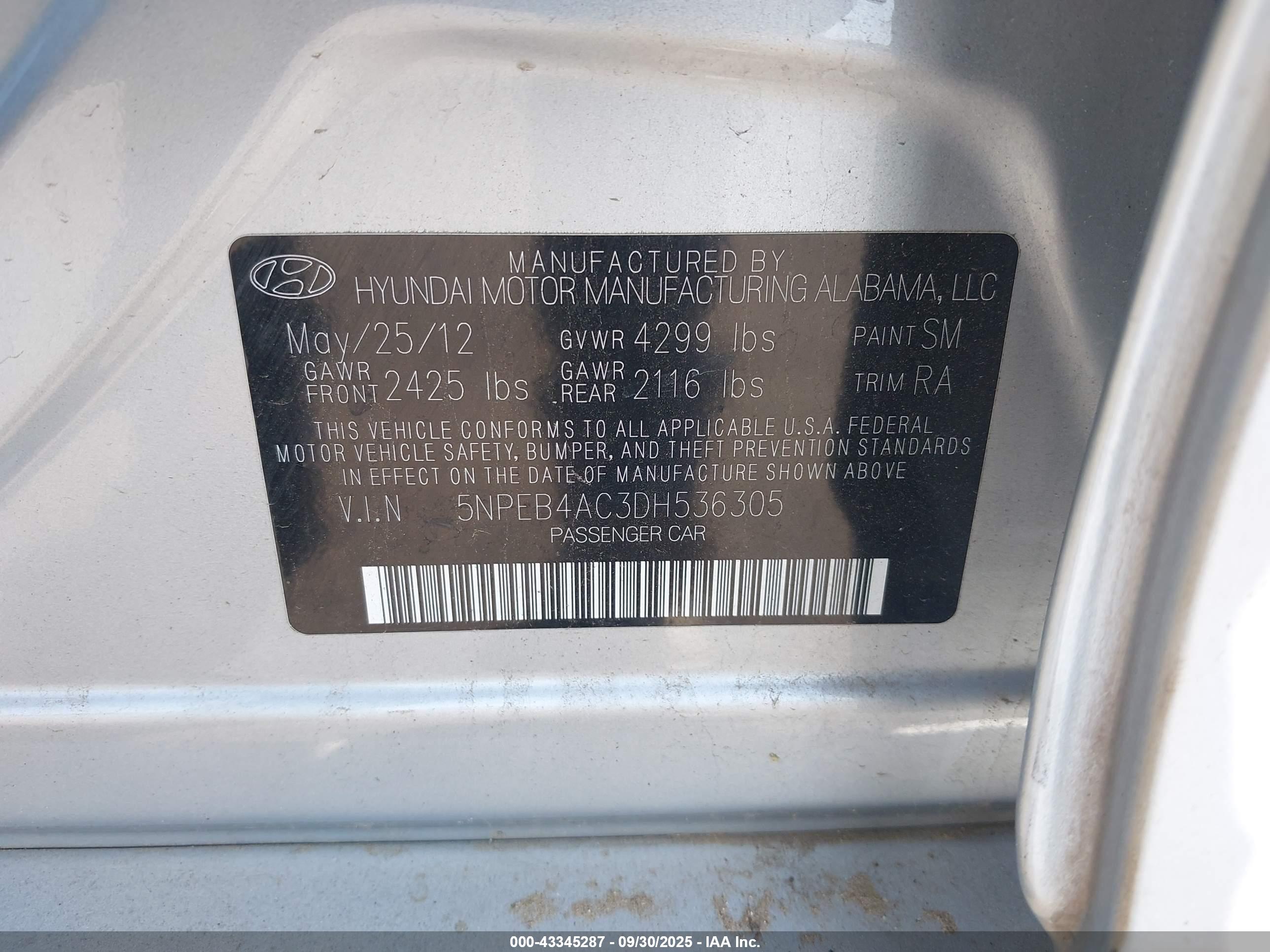 HYUNDAI SONATA image 9